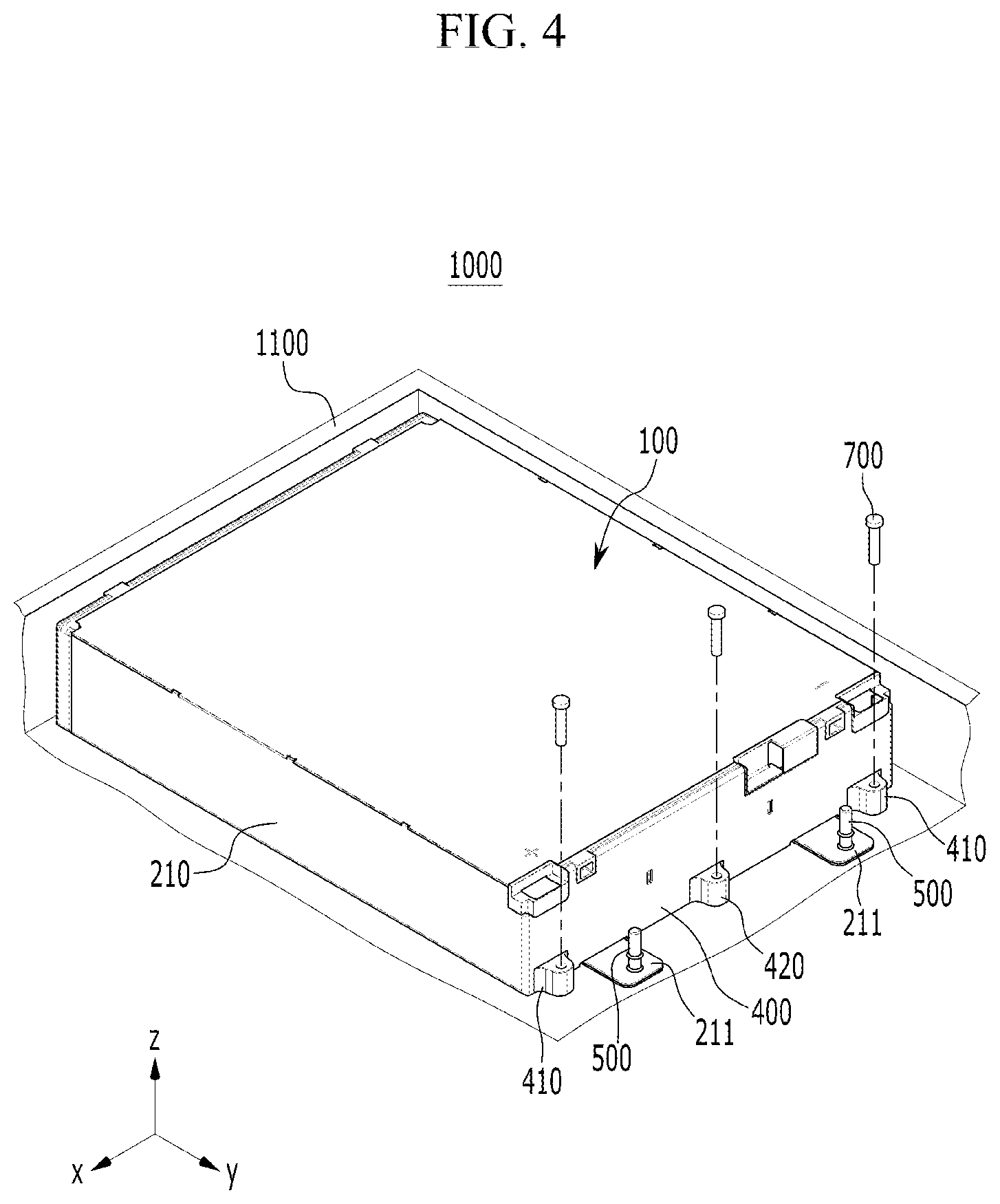 Patent US12347883 Figure 4 – Battery module and battery including the same