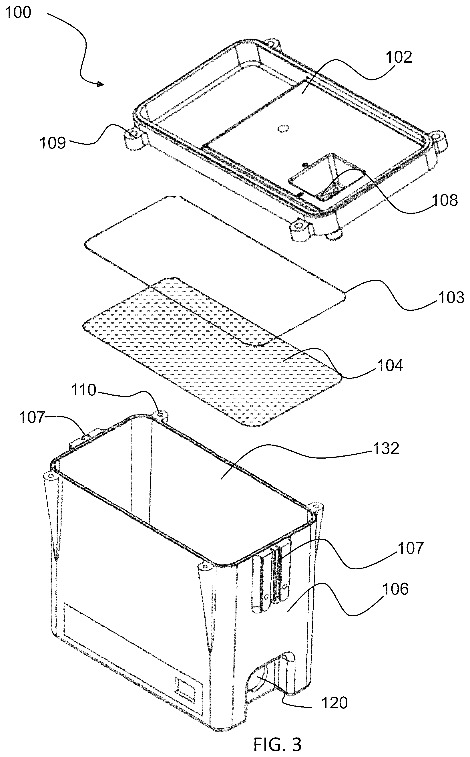 Patent US12347885 Figure 3 – Radio battery lid