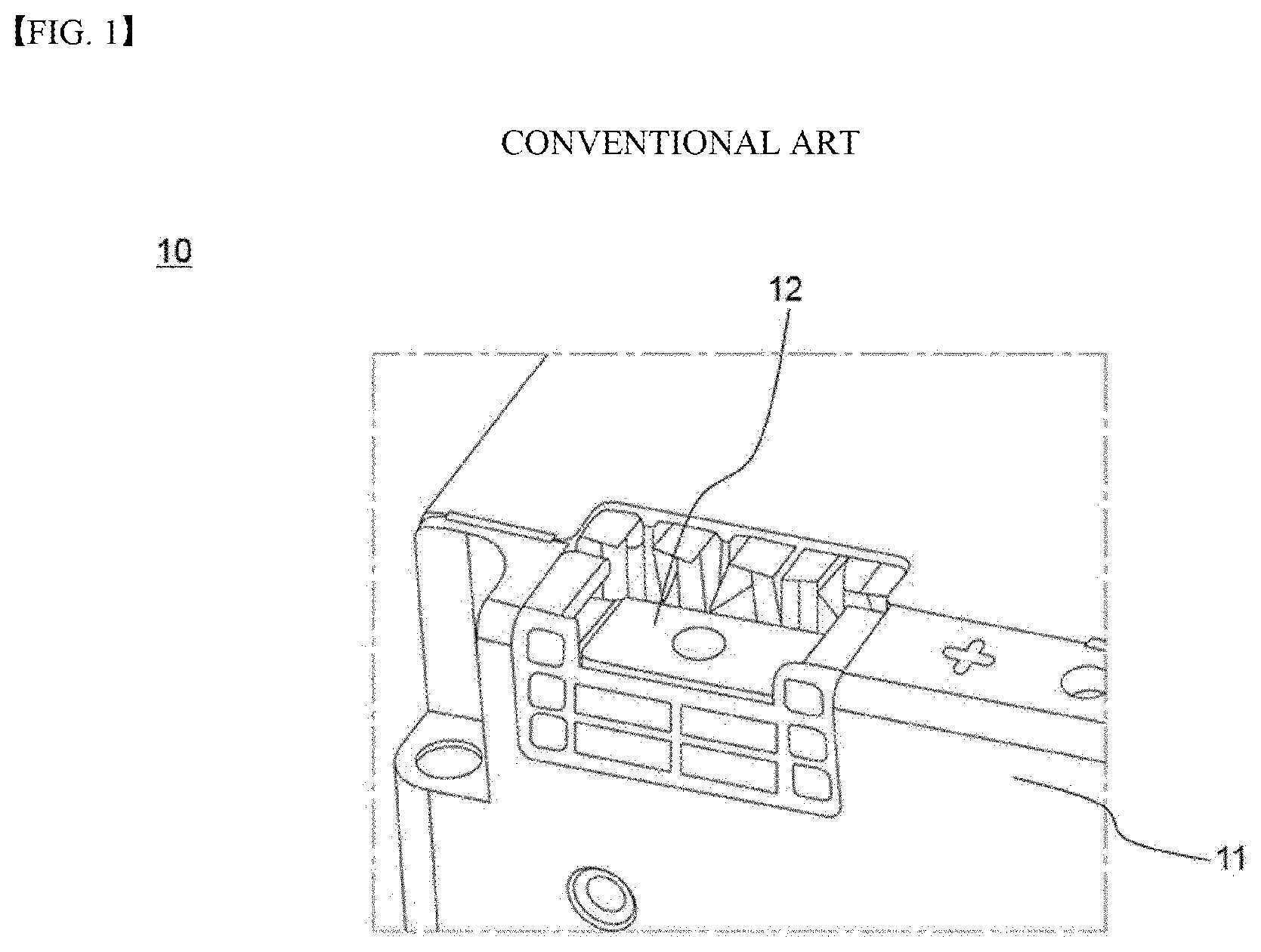 Patent US12347888 Figure 1 – Battery module ensuring airtightness for HV terminal, and battery pack comprising same