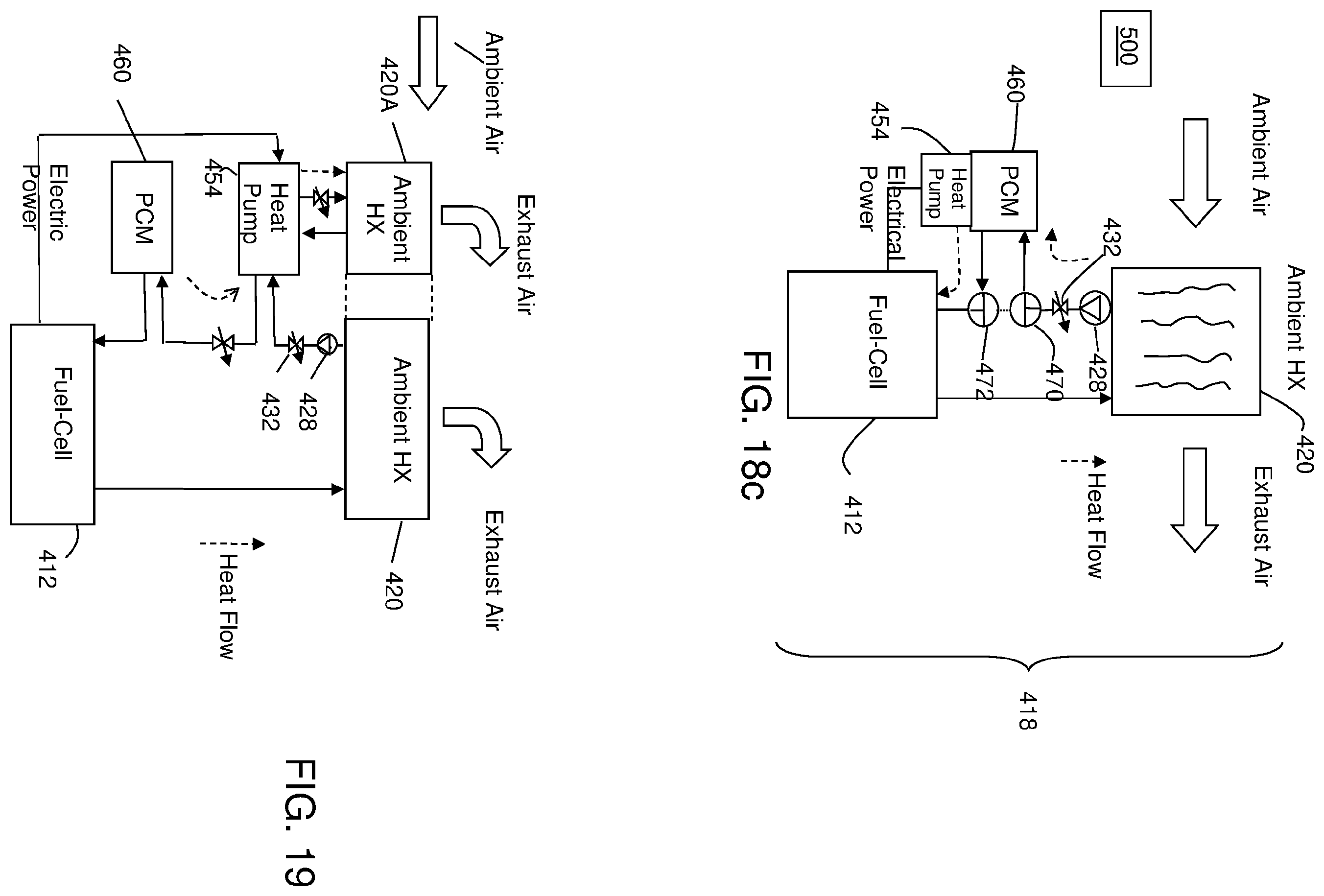 Patent US12347896 Figure 18 – Pumped two-phase fuel cell cooling