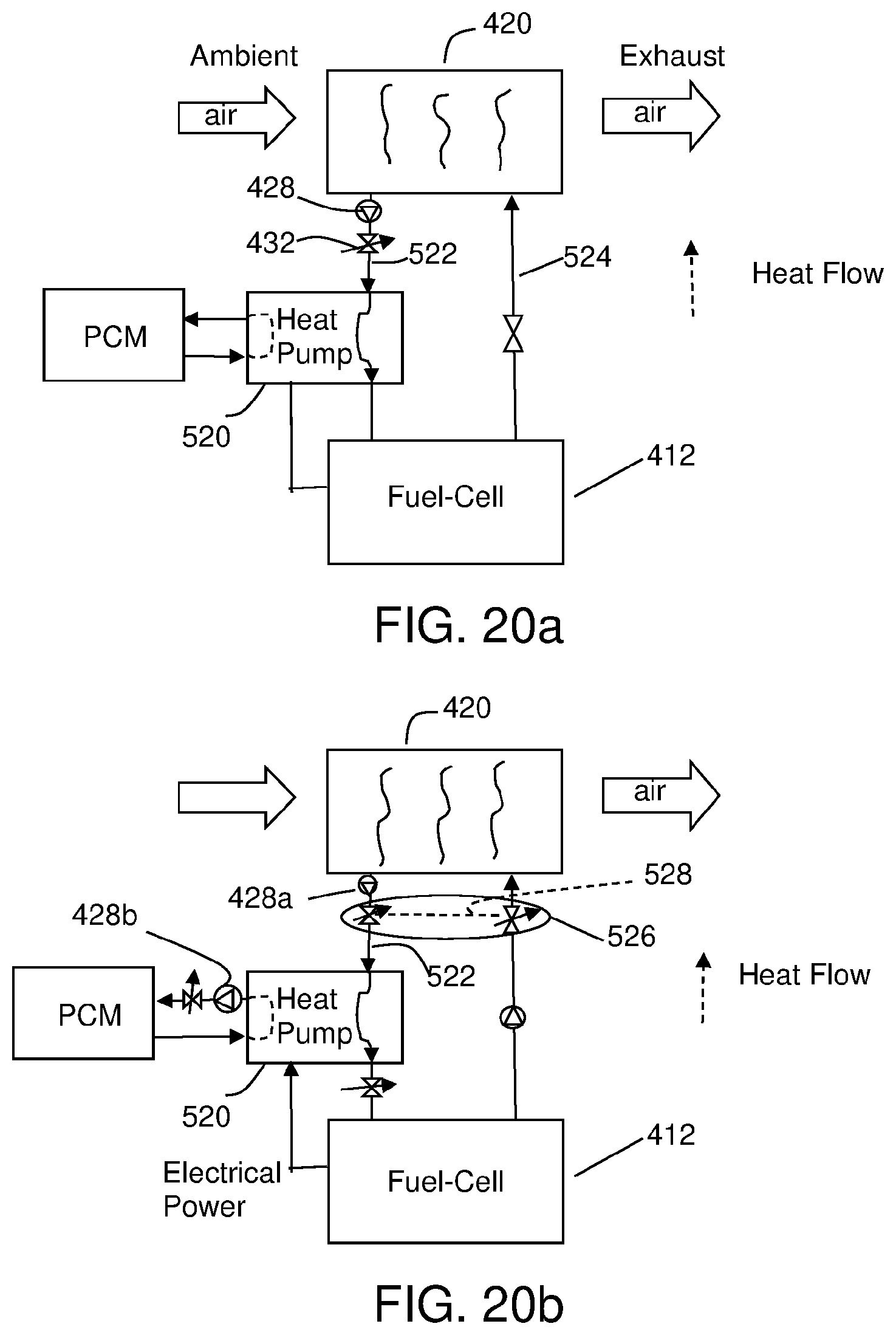 Patent US12347896 Figure 19 – Pumped two-phase fuel cell cooling