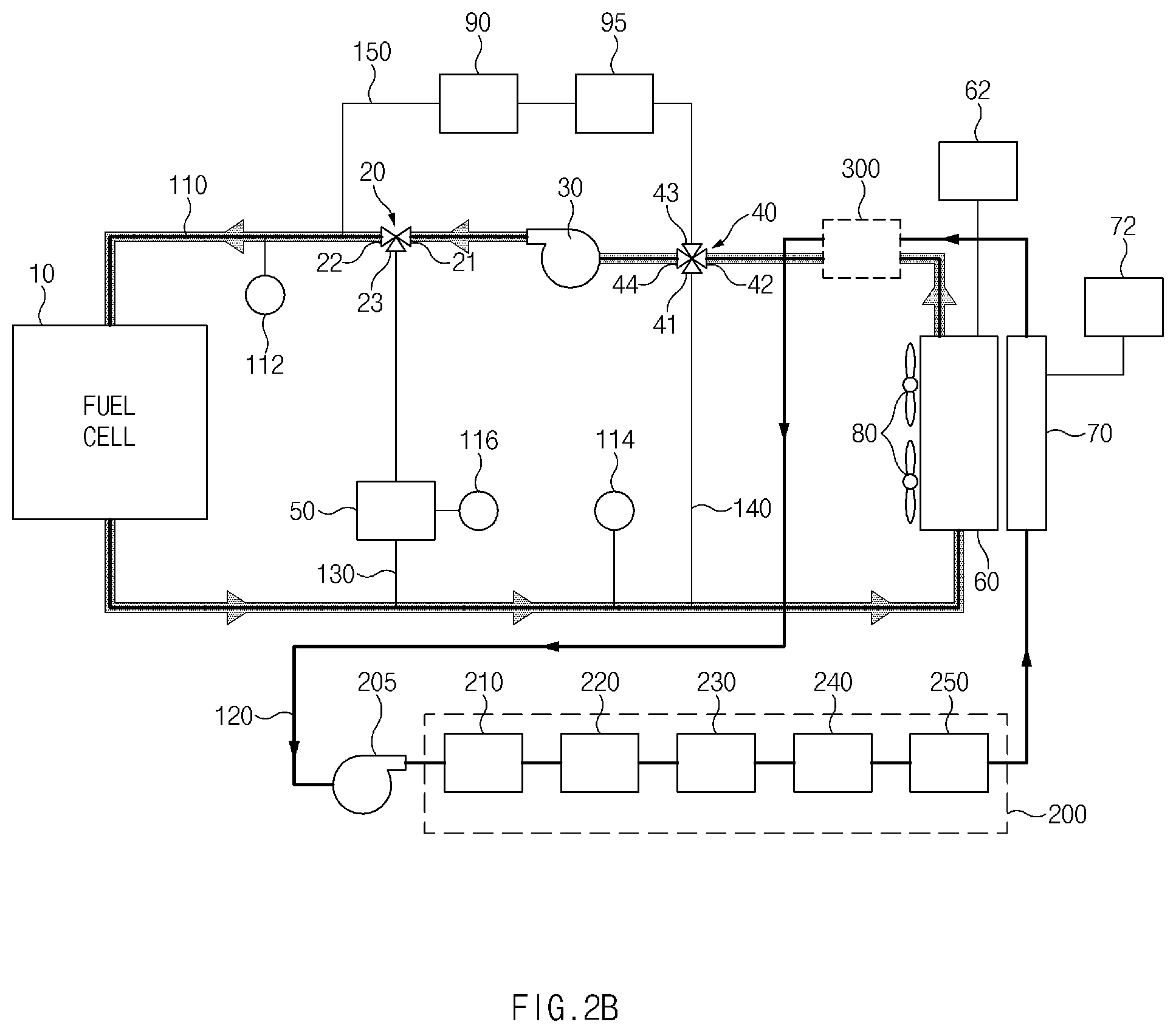 Patent US12347897 Figure 3 – Fuel cell system and method of controlling heater thereof