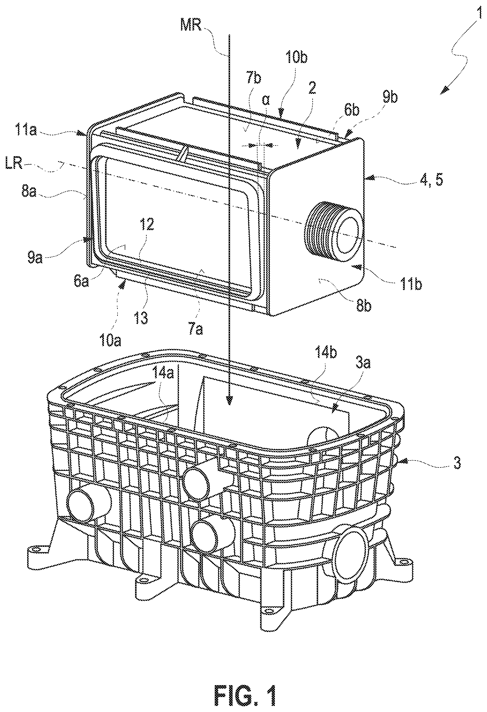 Patent US12347898 Figure 1 – Membrane humidifier