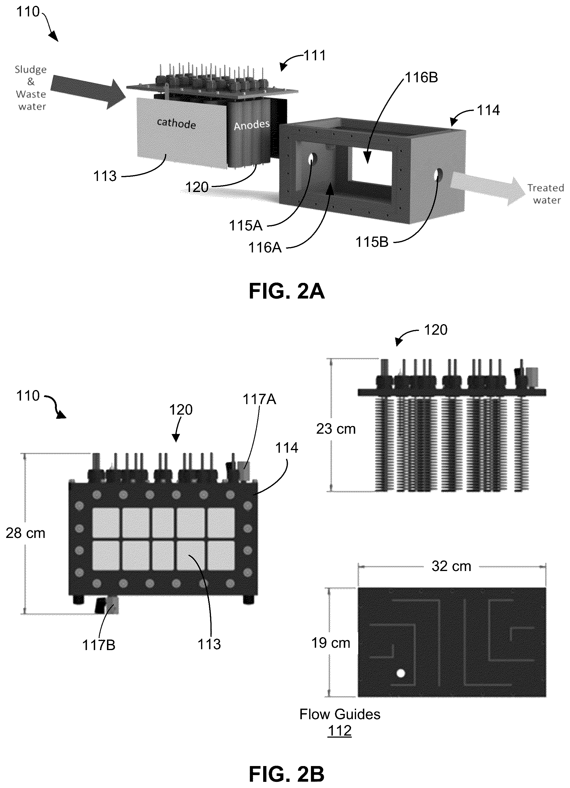 Patent US12347907 Figure 2 – Branched anodes for microbial fuel cells