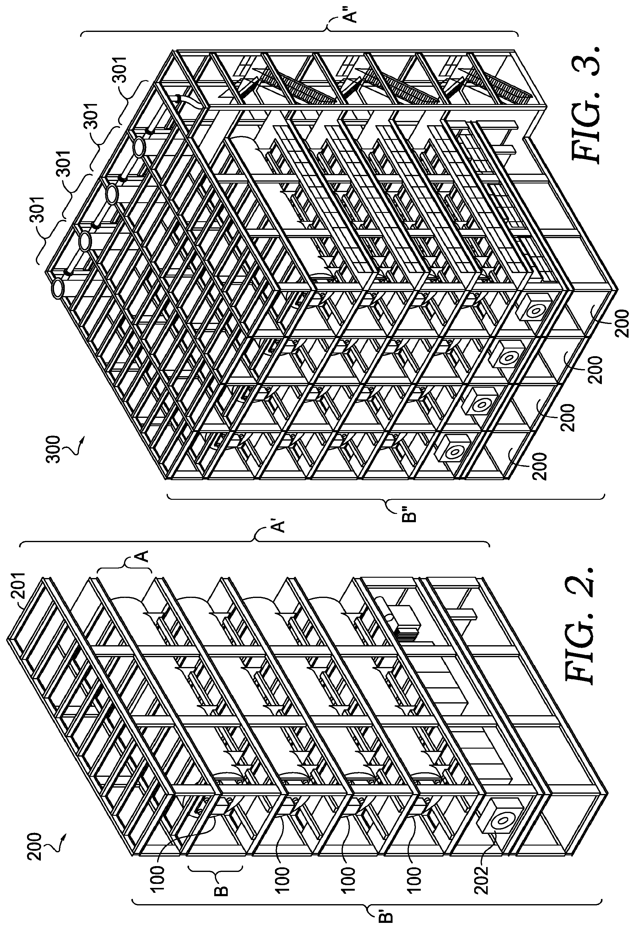 Patent US12347910 Figure 2 – Fuel cell power plant with a racked fuel cell module