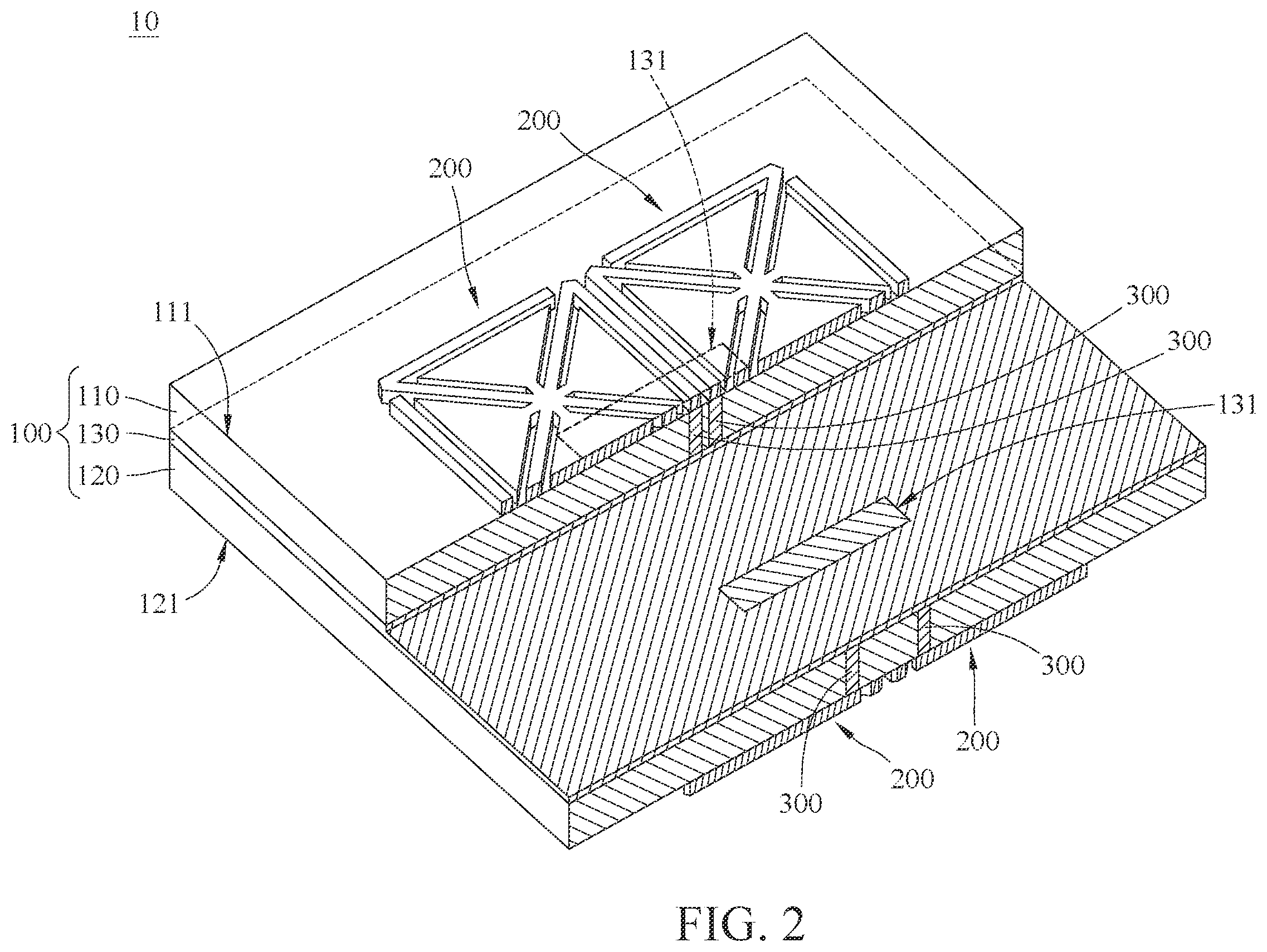 Patent US12347912 Figure 2 – Multi-layered resonator circuit structure and multi-layered filter circuit structure