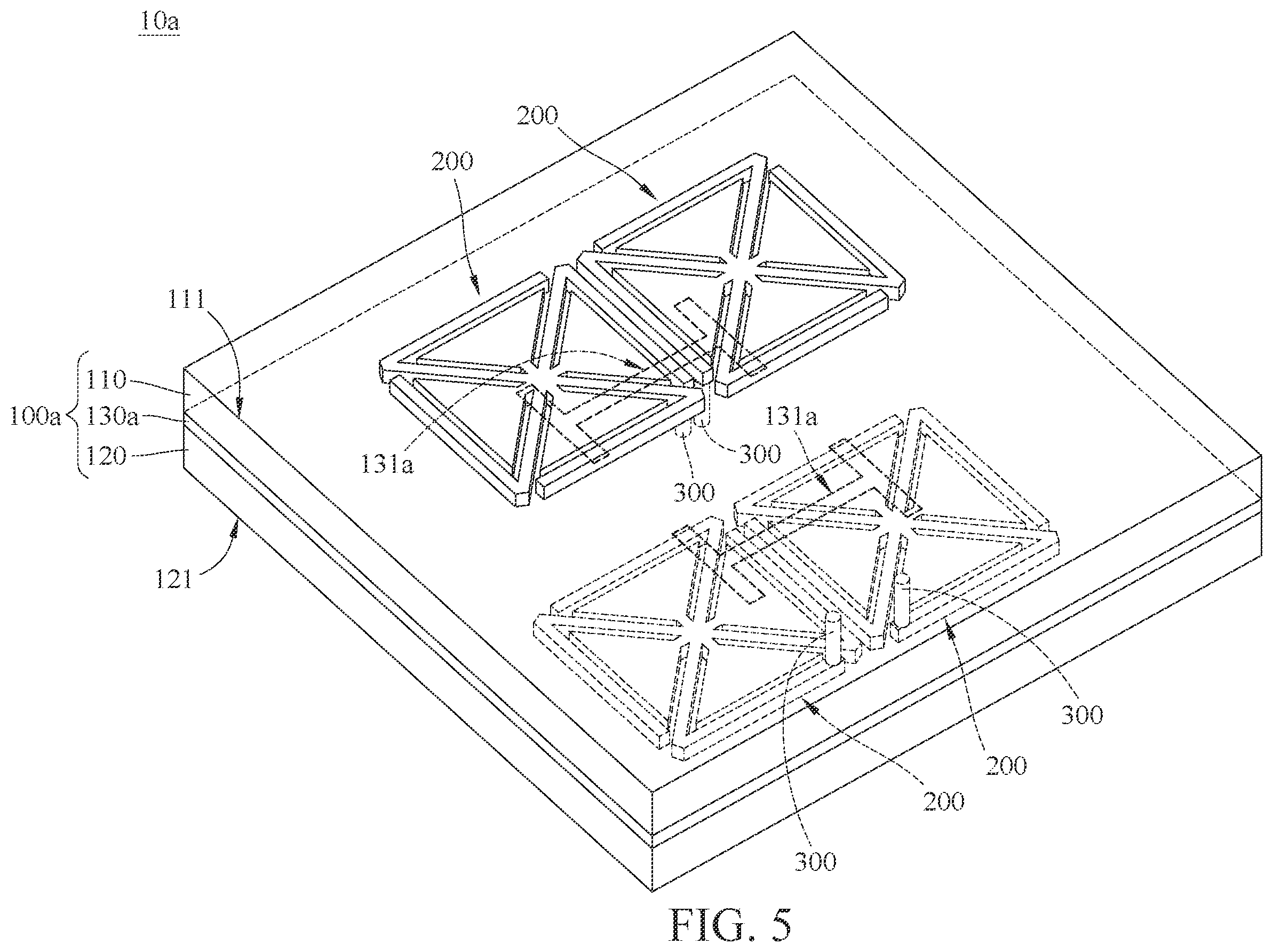Patent US12347912 Figure 5 – Multi-layered resonator circuit structure and multi-layered filter circuit structure
