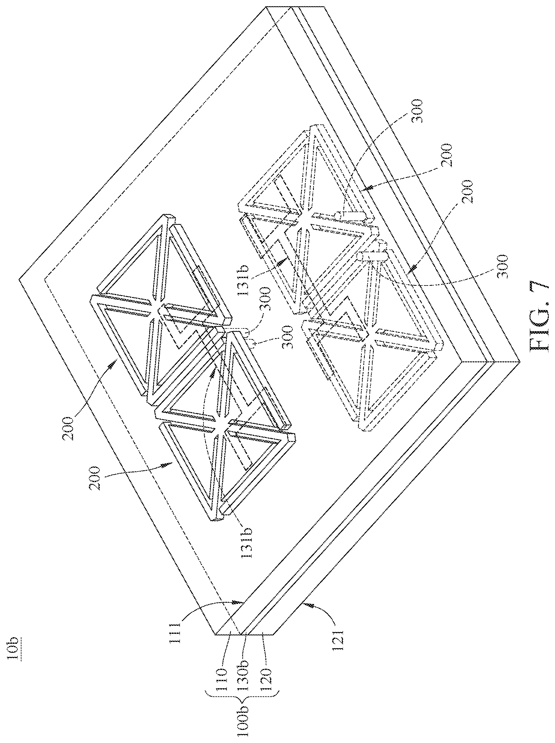 Patent US12347912 Figure 7 – Multi-layered resonator circuit structure and multi-layered filter circuit structure
