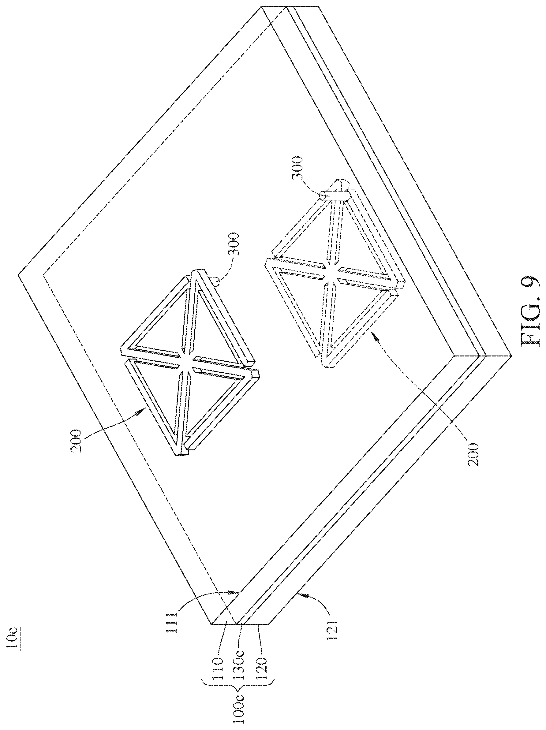 Patent US12347912 Figure 9 – Multi-layered resonator circuit structure and multi-layered filter circuit structure