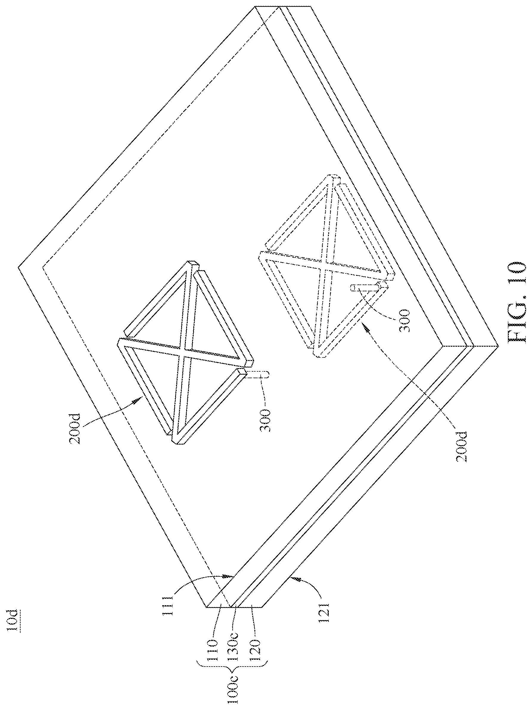 Patent US12347912 Figure 10 – Multi-layered resonator circuit structure and multi-layered filter circuit structure