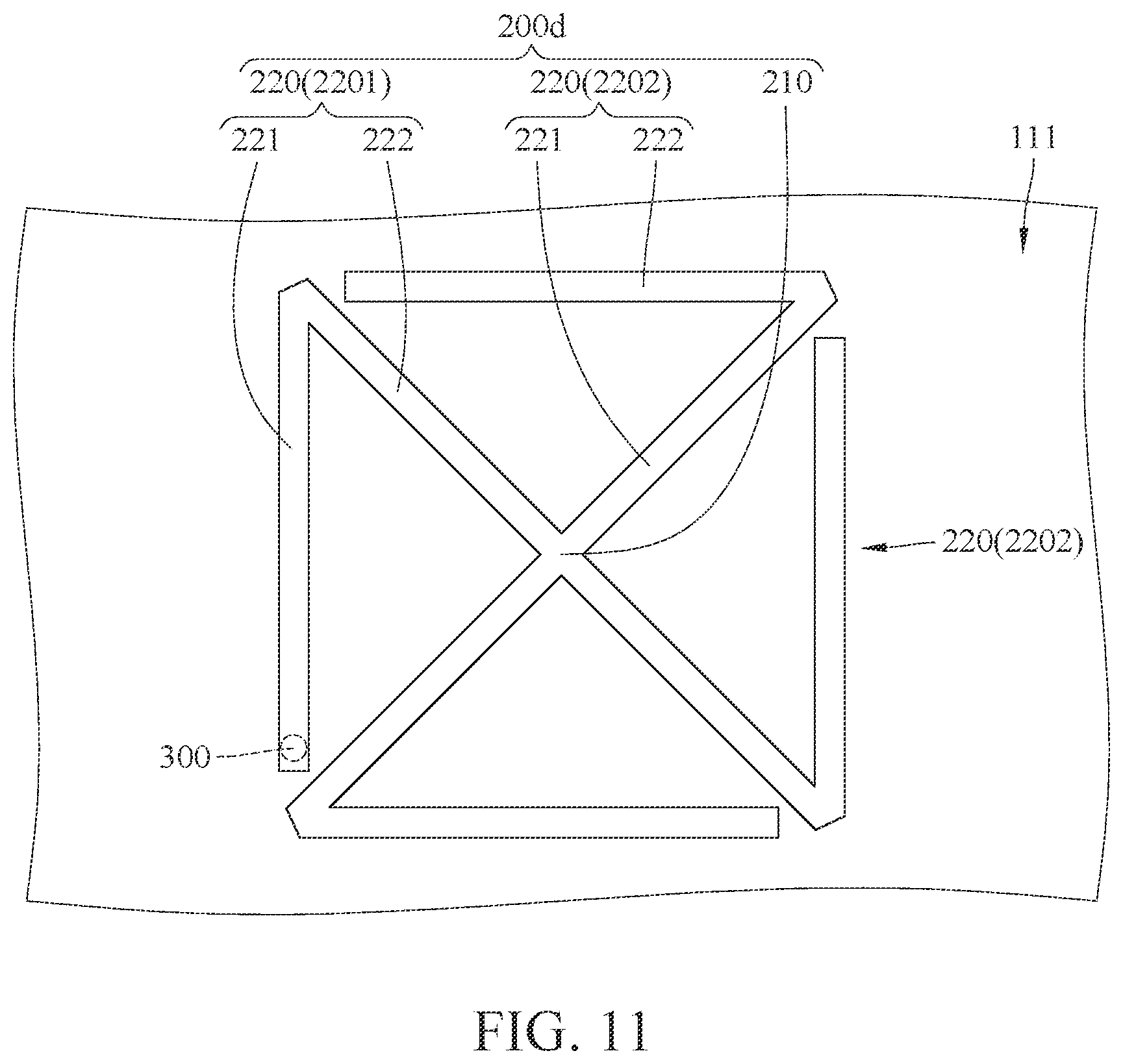 Patent US12347912 Figure 11 – Multi-layered resonator circuit structure and multi-layered filter circuit structure