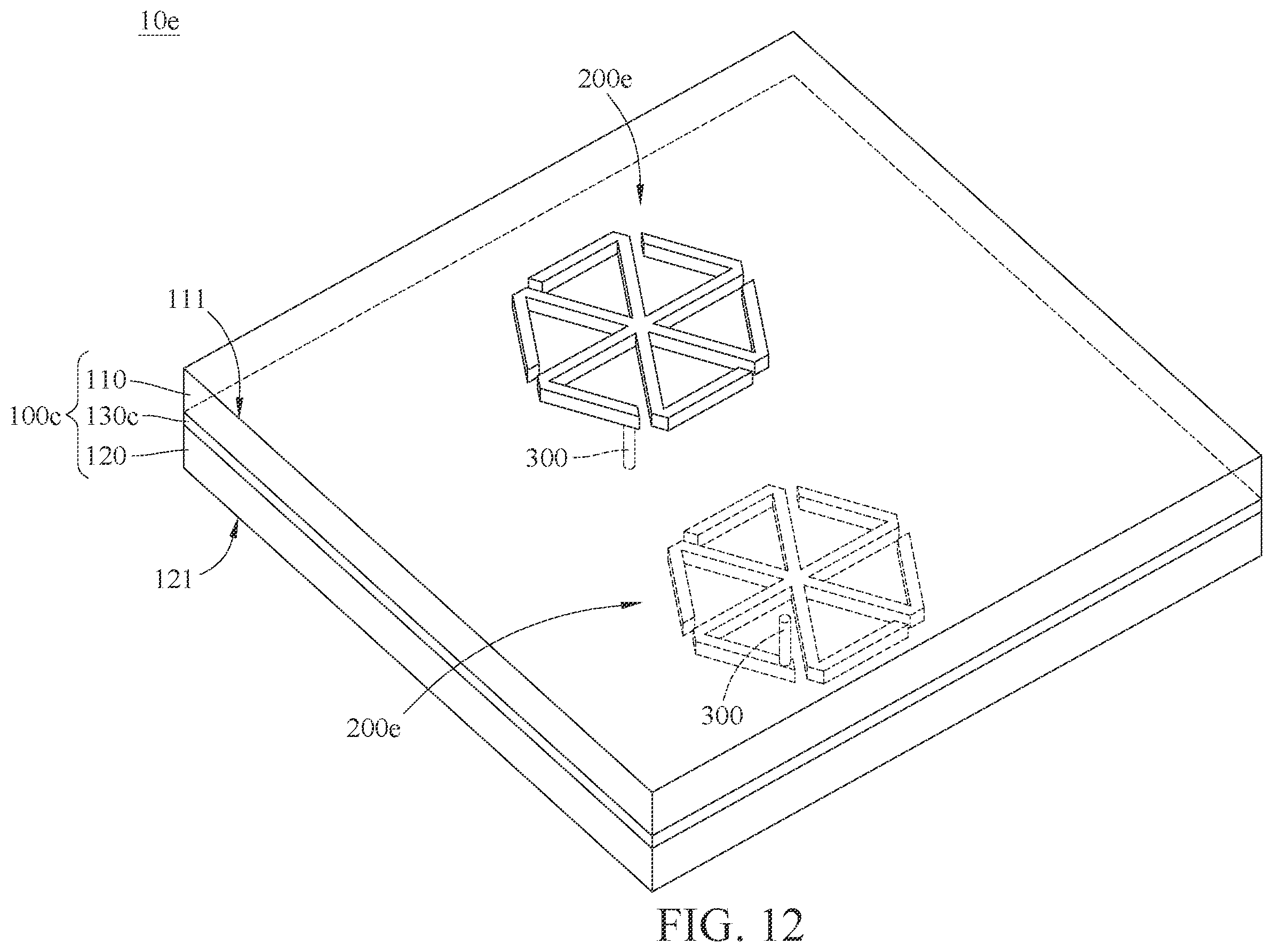 Patent US12347912 Figure 12 – Multi-layered resonator circuit structure and multi-layered filter circuit structure