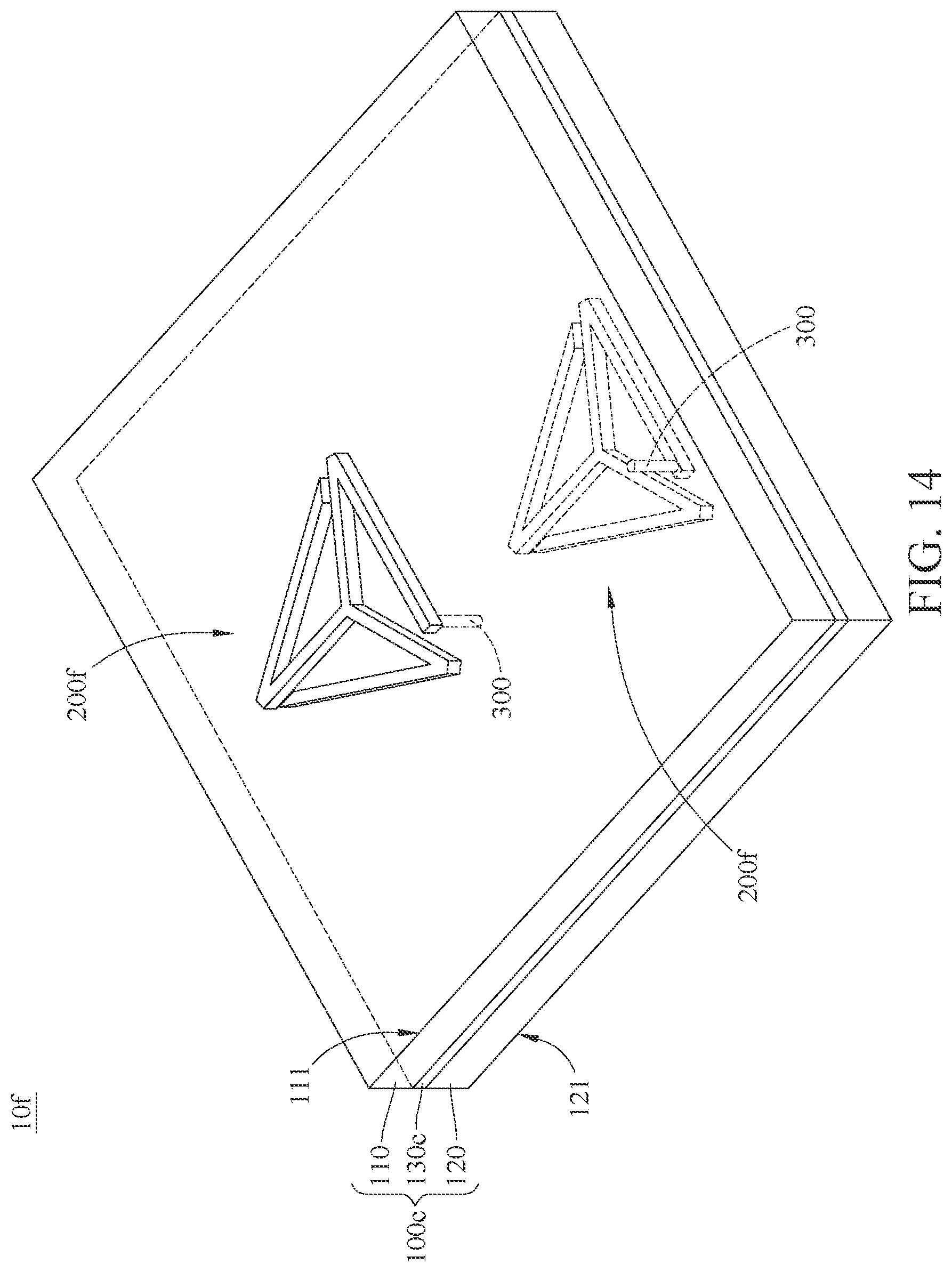 Patent US12347912 Figure 14 – Multi-layered resonator circuit structure and multi-layered filter circuit structure