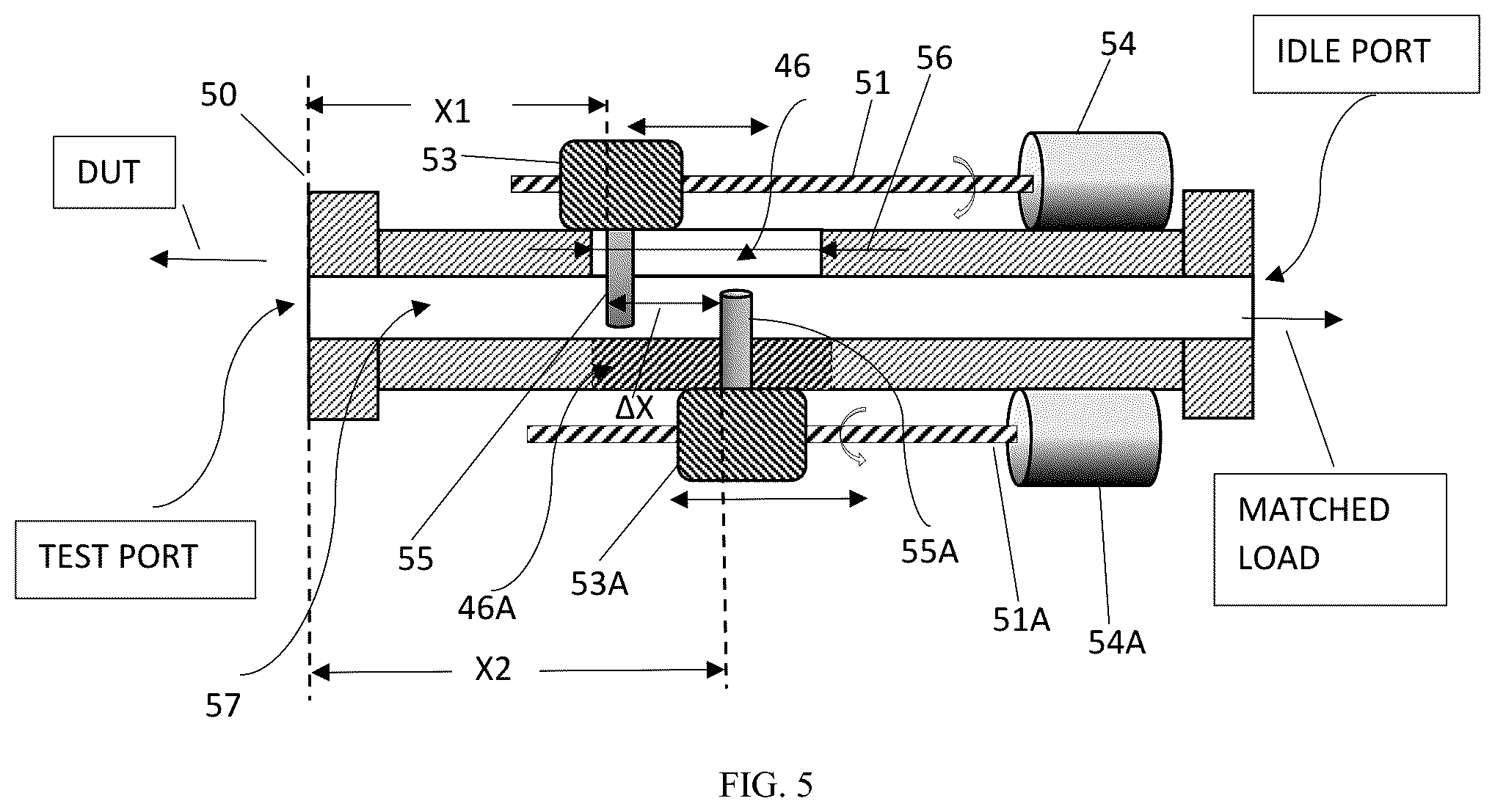 Patent US12347916 Figure 5 – Waveguide slide screw tuner and method