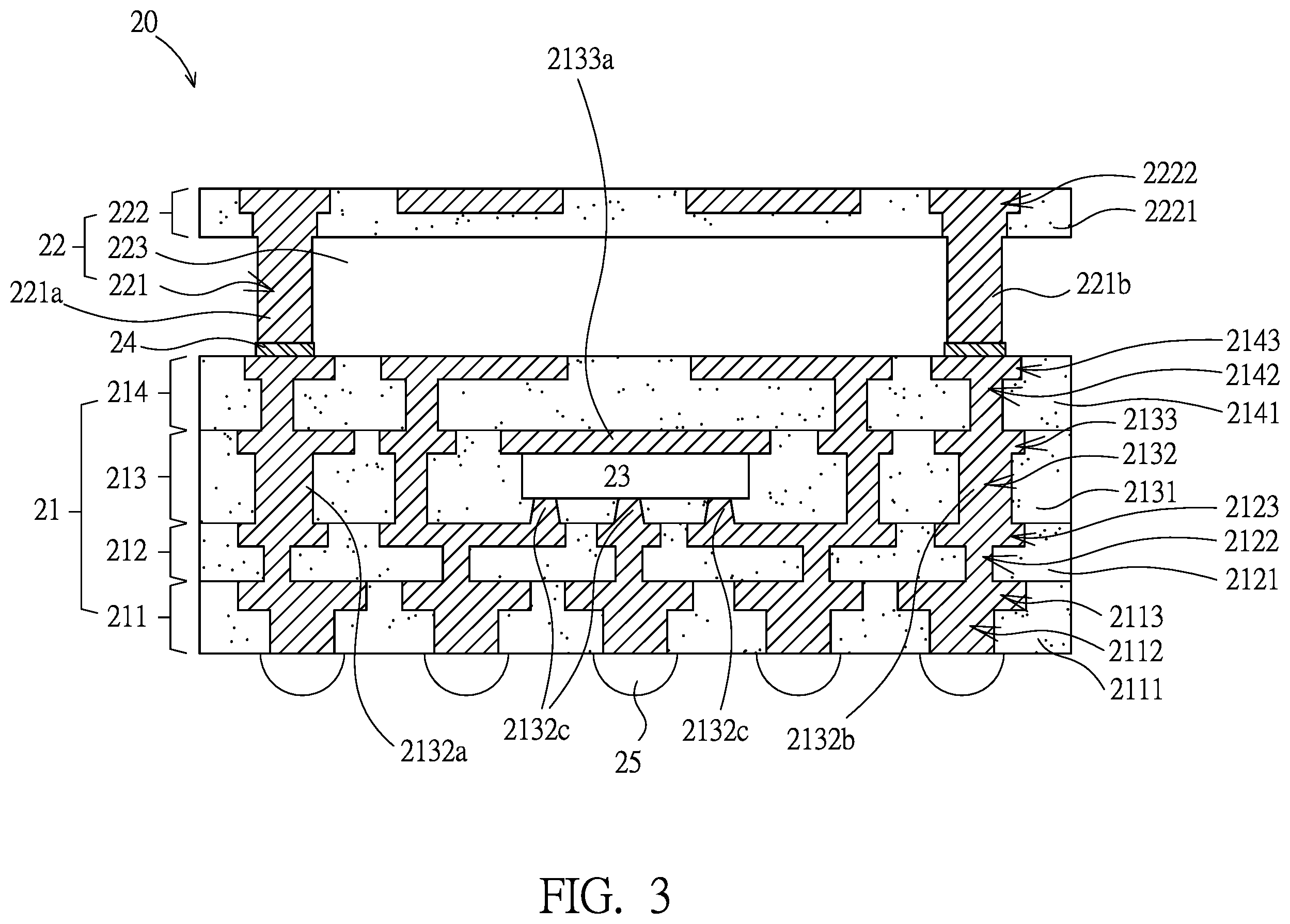 Patent US12347919 Figure 3 – Semiconductor package antenna structure and its manufacturing method