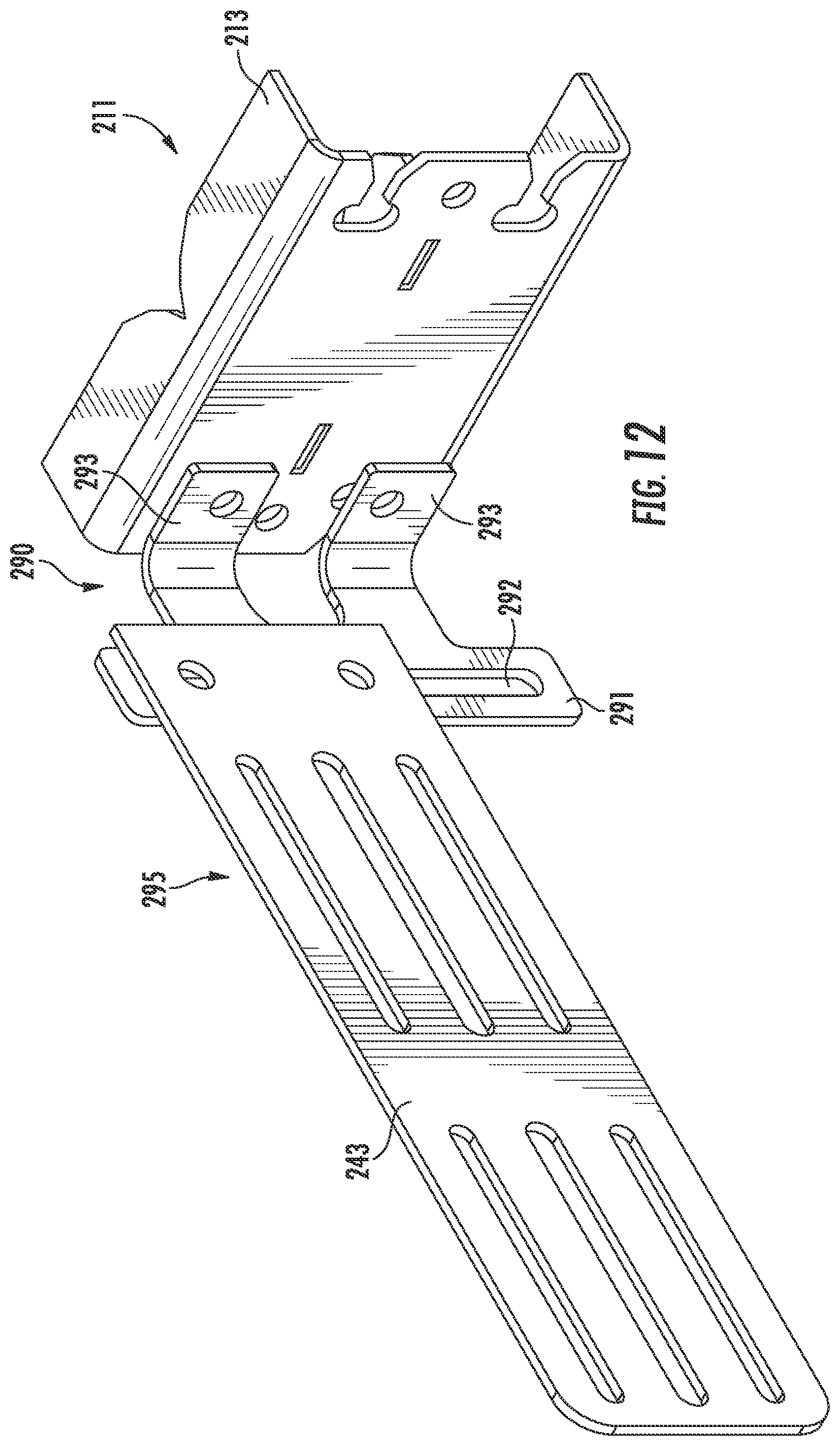 Patent US12347923 Figure 9 – Universal RRU mounting assembly