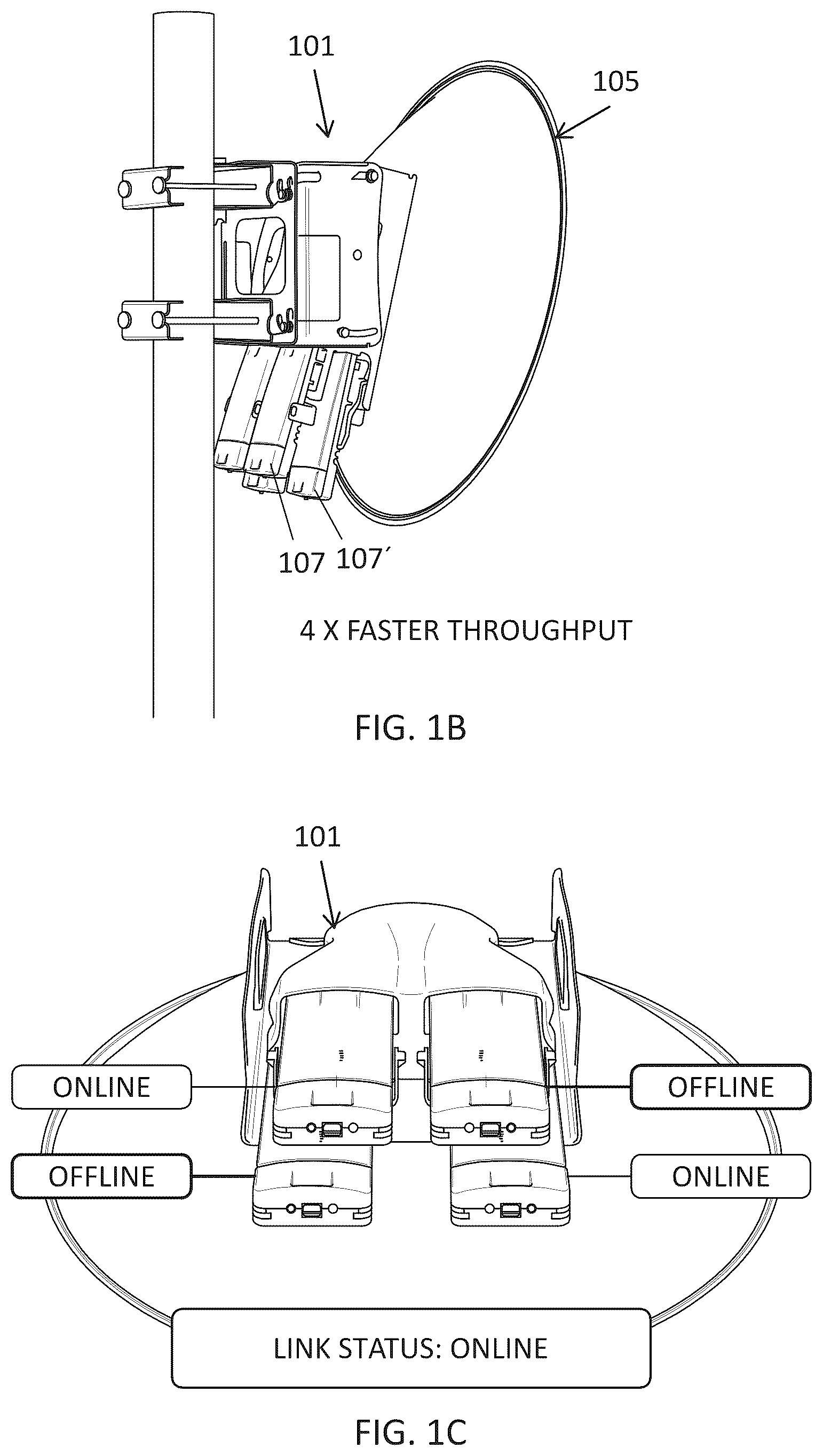 Patent US12347930 Figure 2 – Synchronized multiple-radio antenna systems and methods