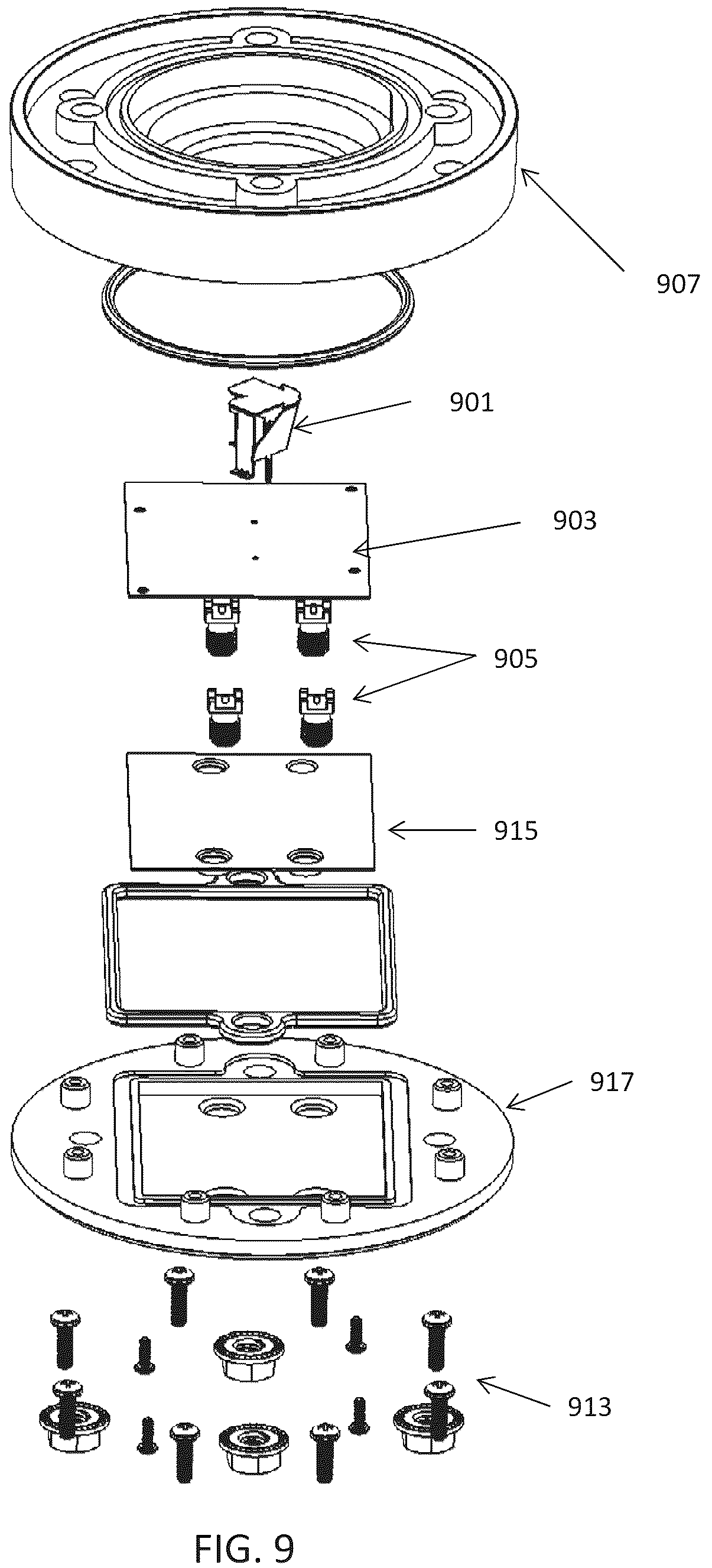 Patent US12347930 Figure 11 – Synchronized multiple-radio antenna systems and methods