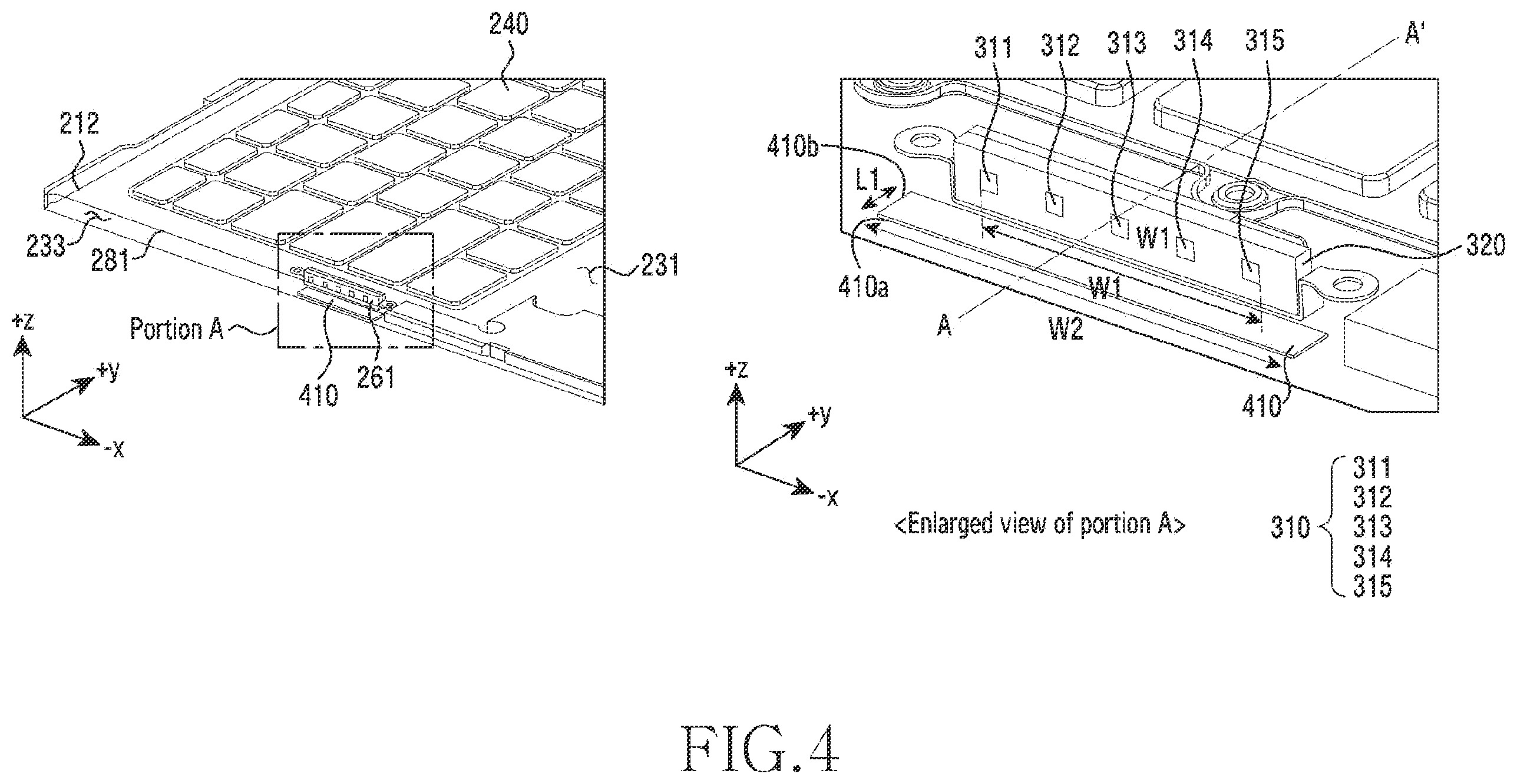 Patent US12347931 Figure 6 – Electronic device including antennas