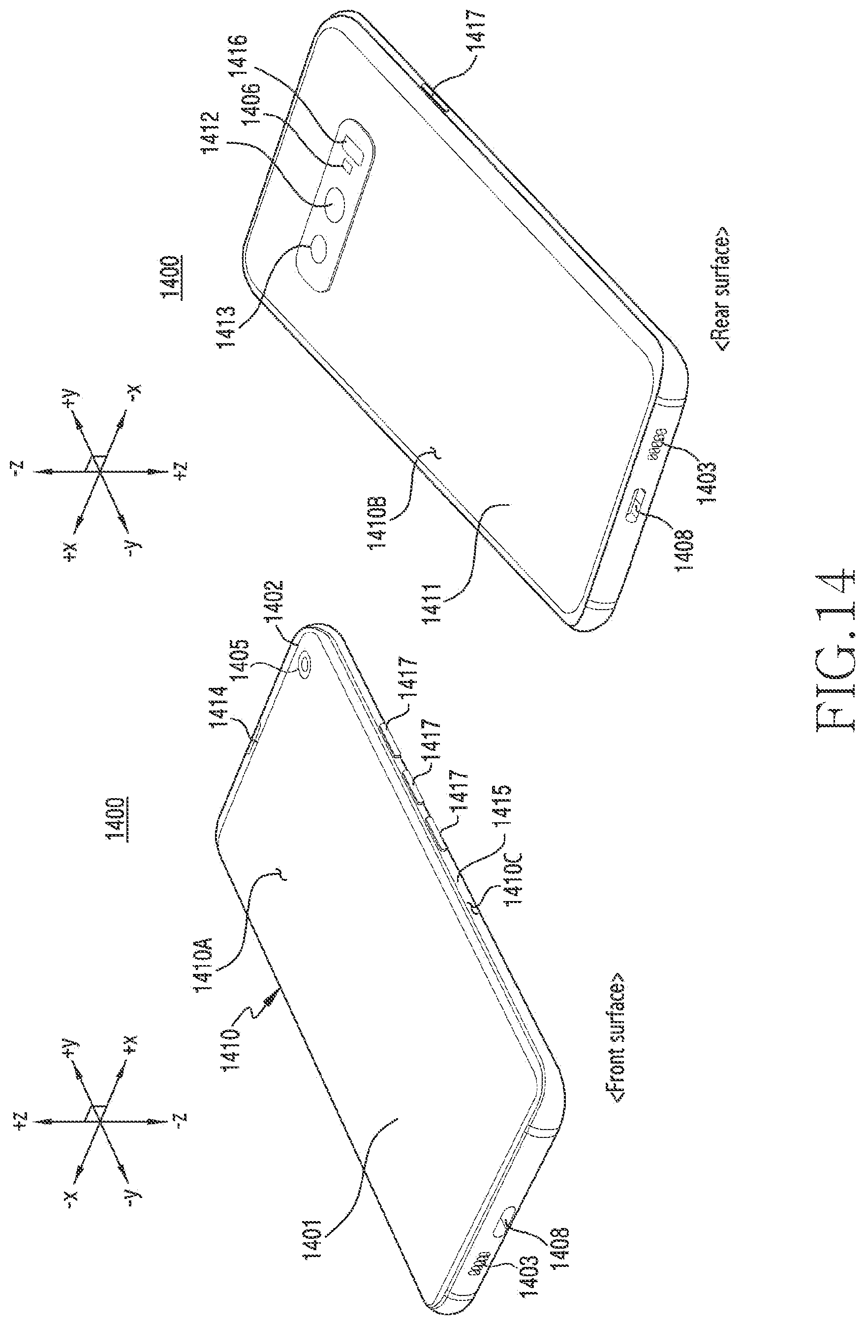 Patent US12347931 Figure 19 – Electronic device including antennas