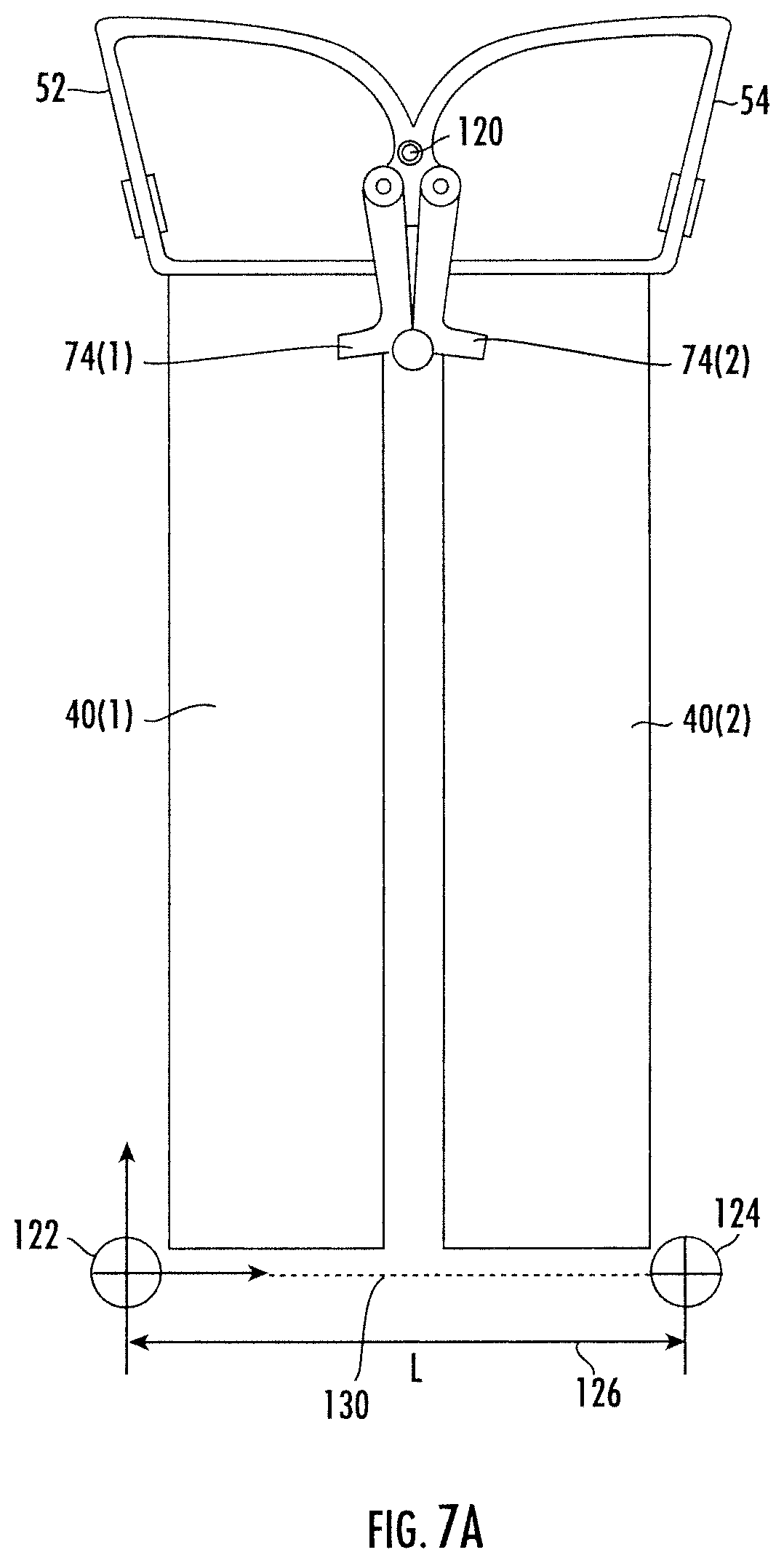 Patent US12347937 Figure 7 – Spaceborne antenna with rolling flex hinges and associated methods
