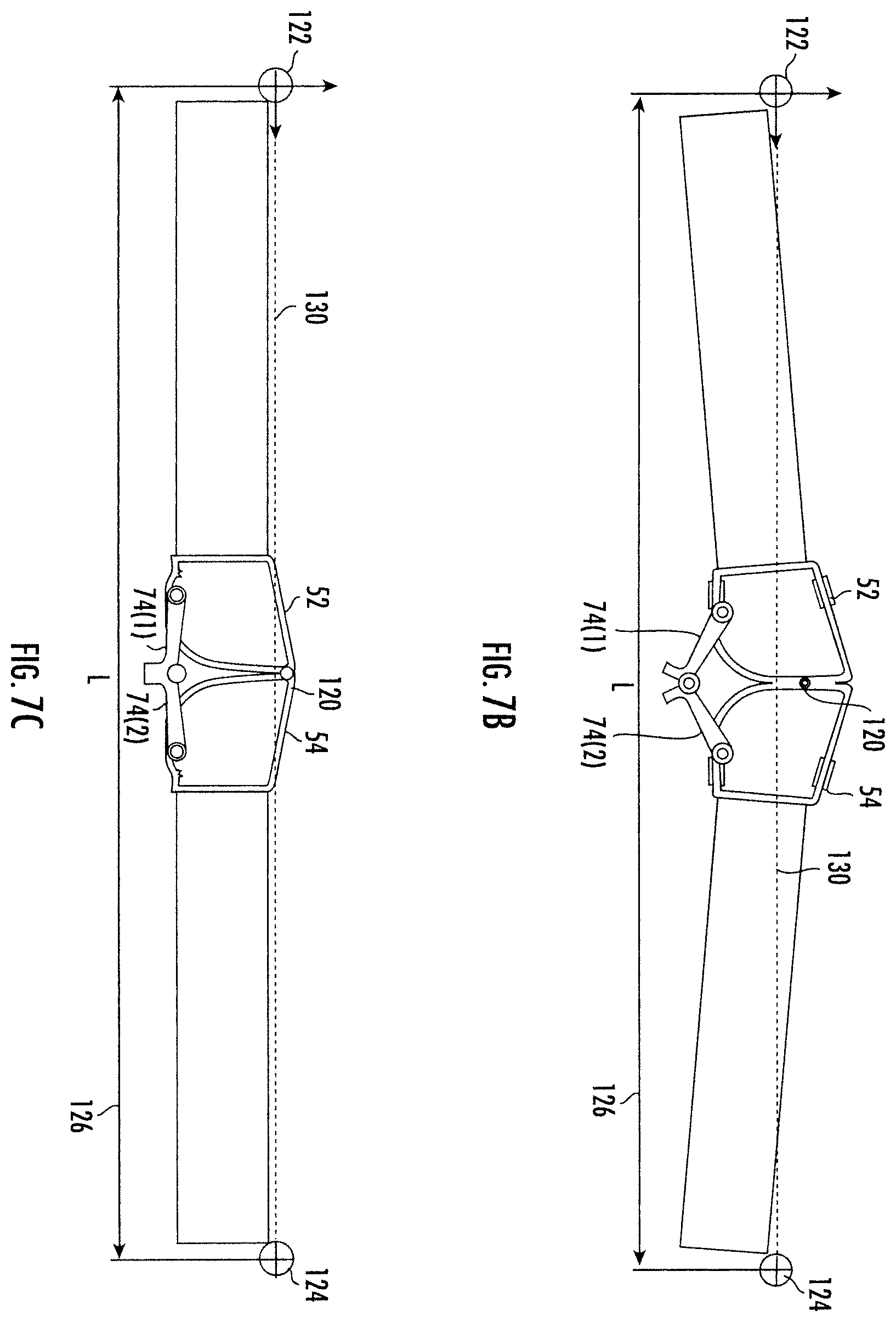 Patent US12347937 Figure 8 – Spaceborne antenna with rolling flex hinges and associated methods