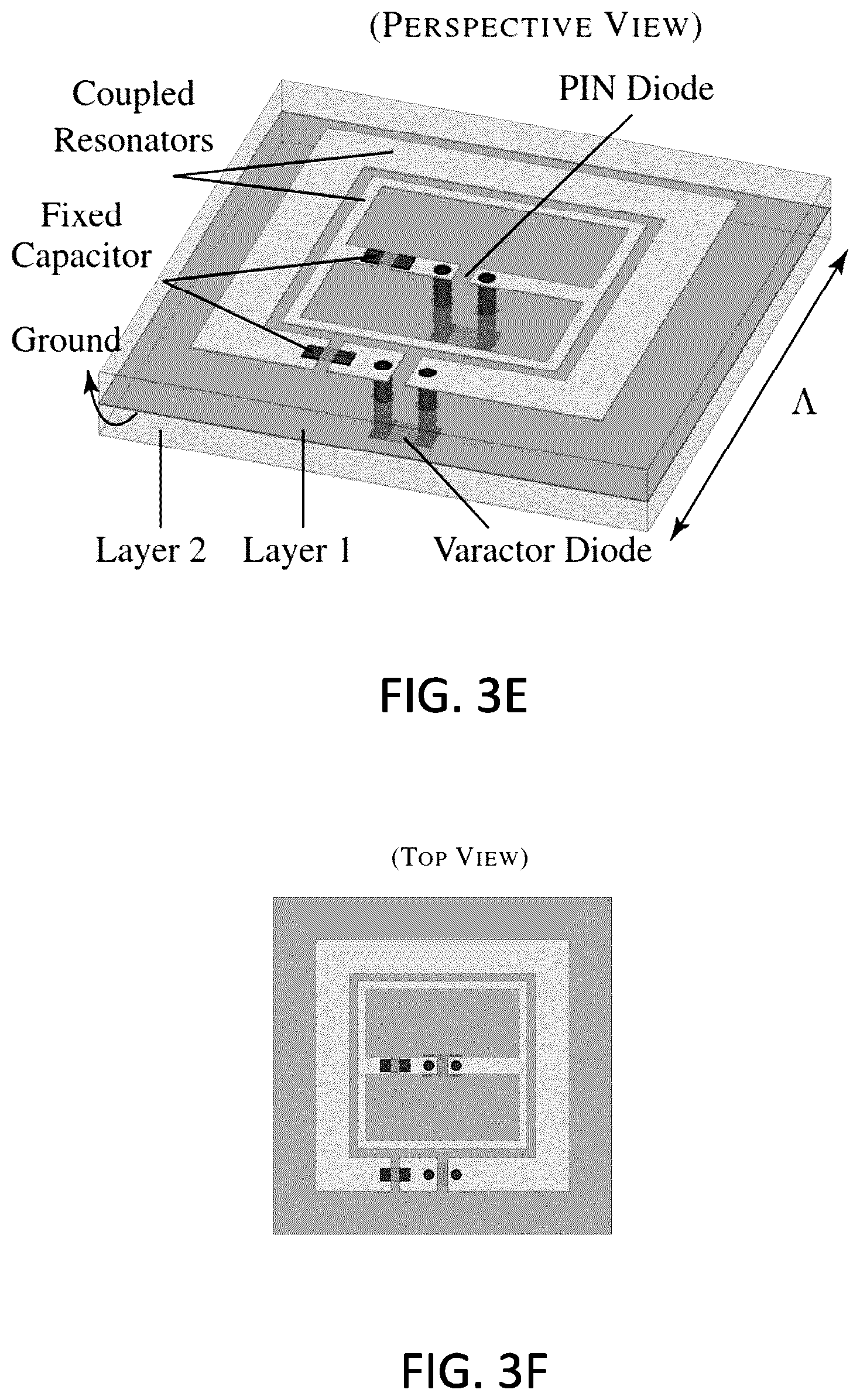 Patent US12347940 Figure 6 – Independent control of the magnitude and phase of a reflected electromagnetic wave through coupled resonators