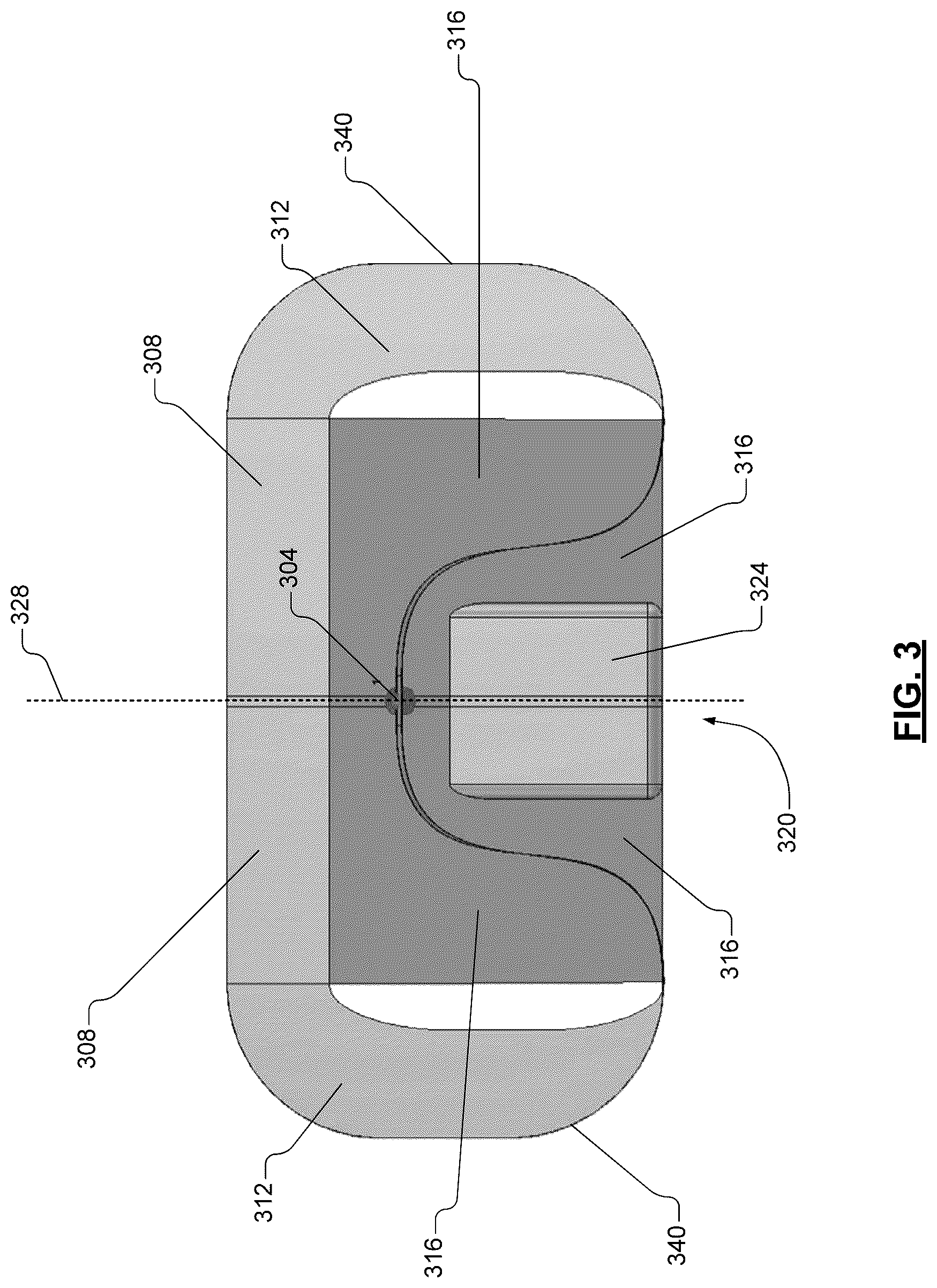 Patent US12347941 Figure 3 – Ultra wideband antenna including partial cavity and folded slot