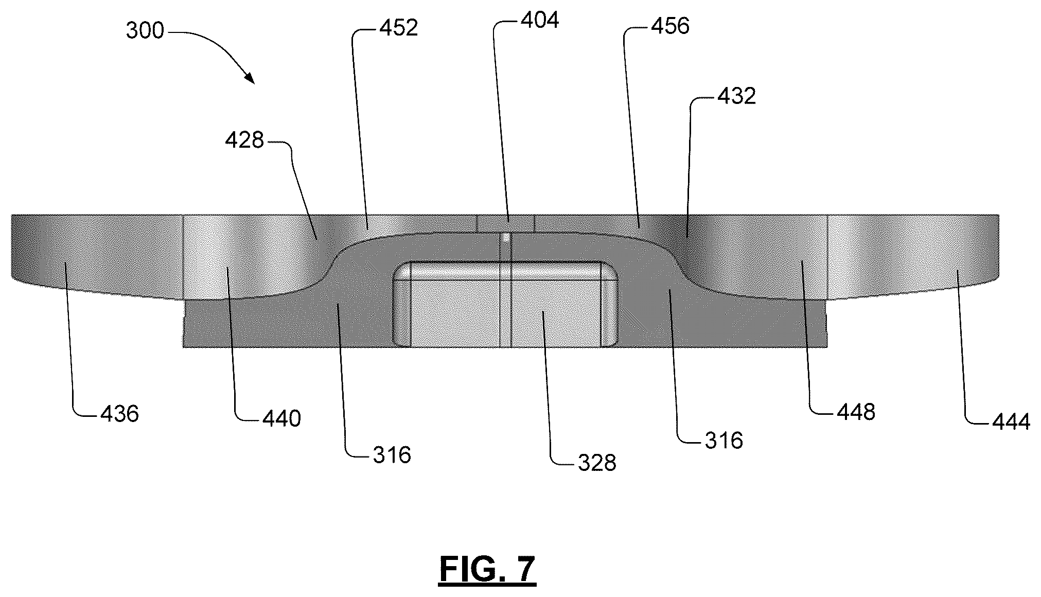 Patent US12347941 Figure 7 – Ultra wideband antenna including partial cavity and folded slot