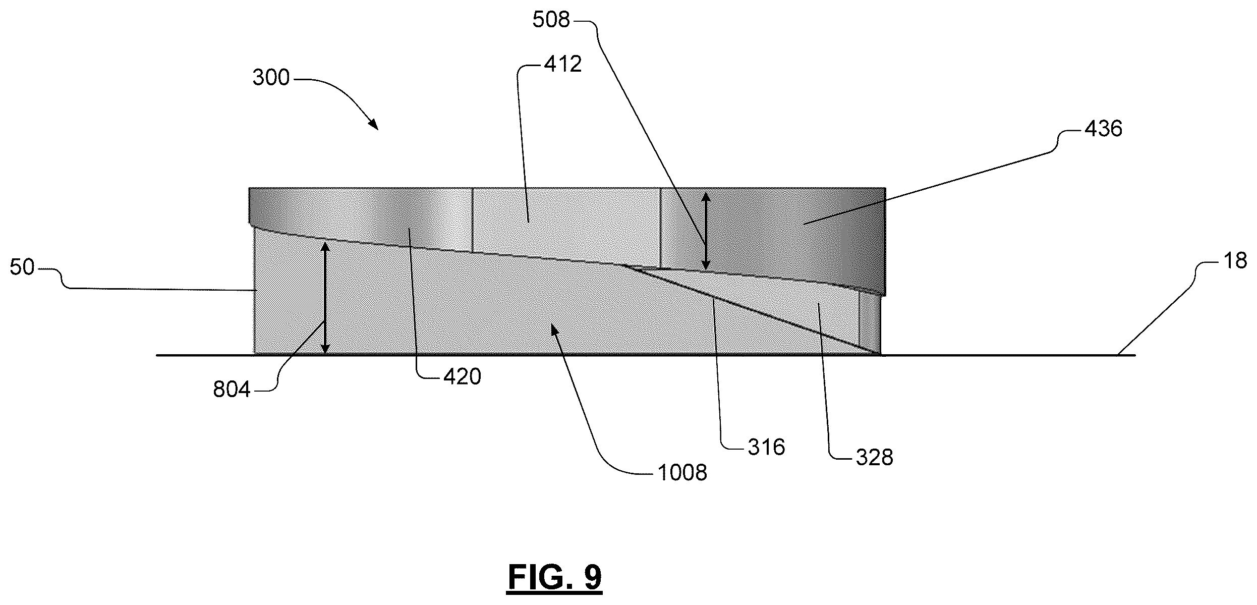 Patent US12347941 Figure 9 – Ultra wideband antenna including partial cavity and folded slot
