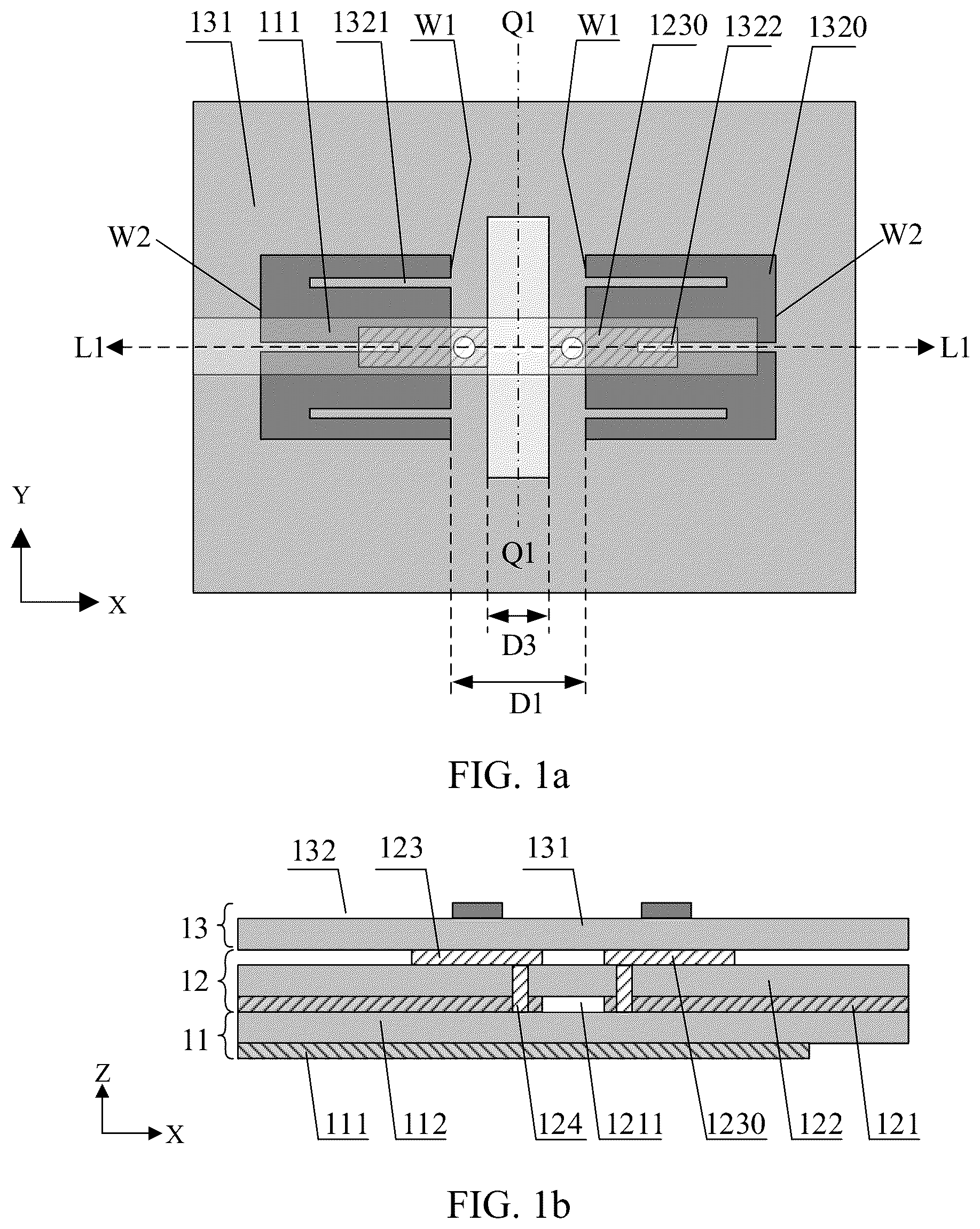 Patent US12347946 Figure 1 – Antenna and electronic device