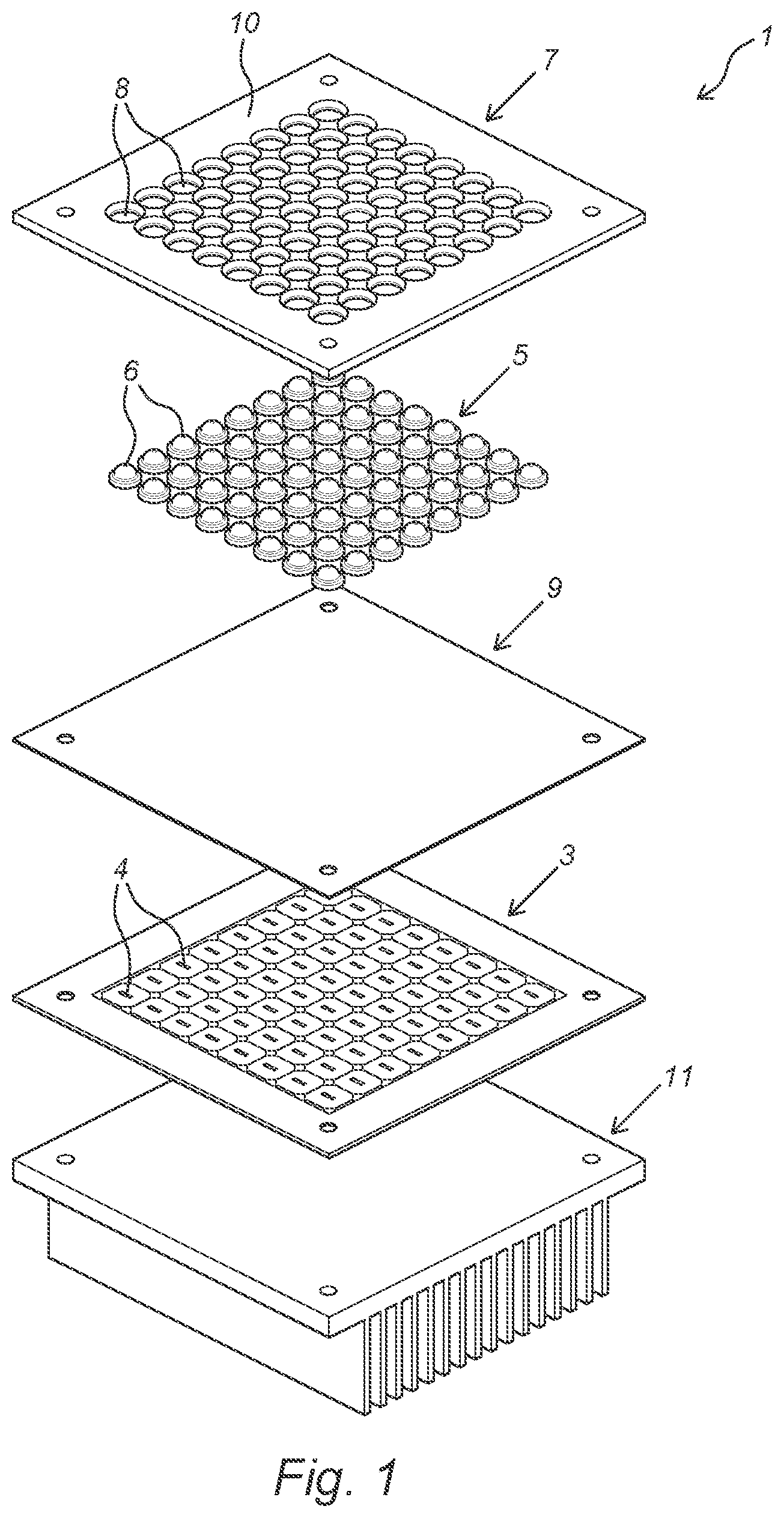 Patent US12347948 Figure 1 – Antenna device suitable for wireless communications, and a RF transceiver containing such an antenna device