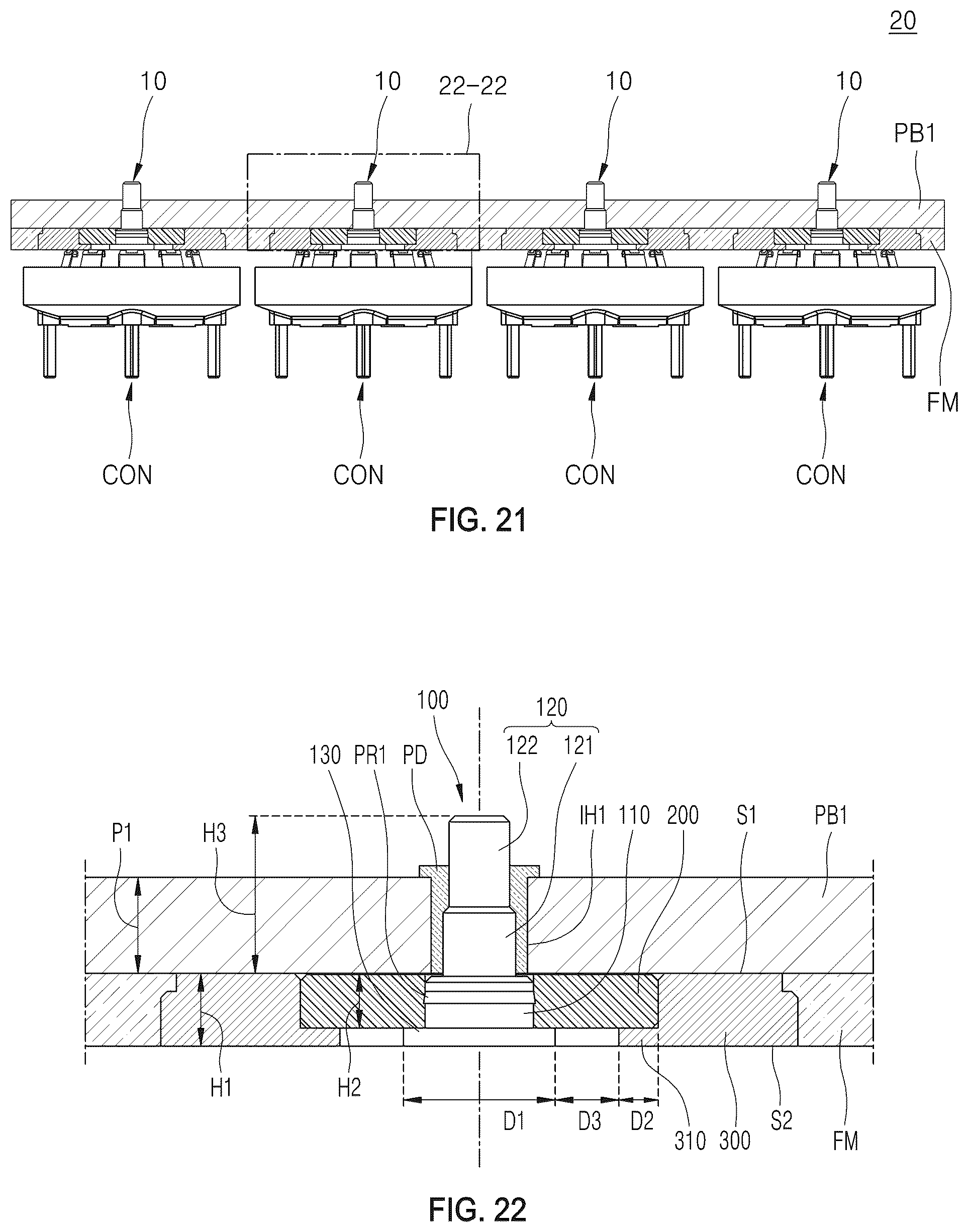 Patent US12347949 Figure 16 – Connector and board connecting assembly comprising the same