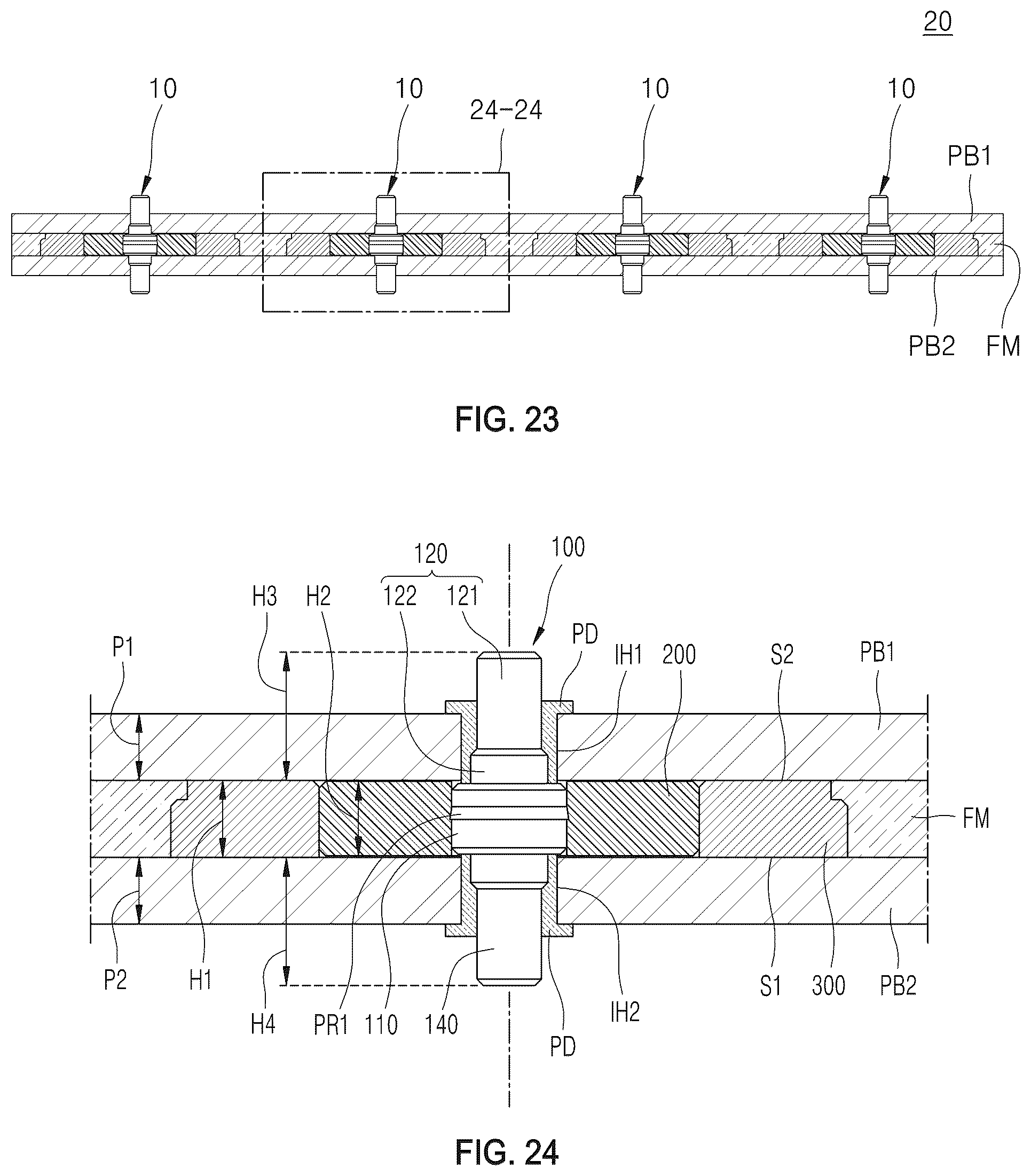 Patent US12347949 Figure 17 – Connector and board connecting assembly comprising the same