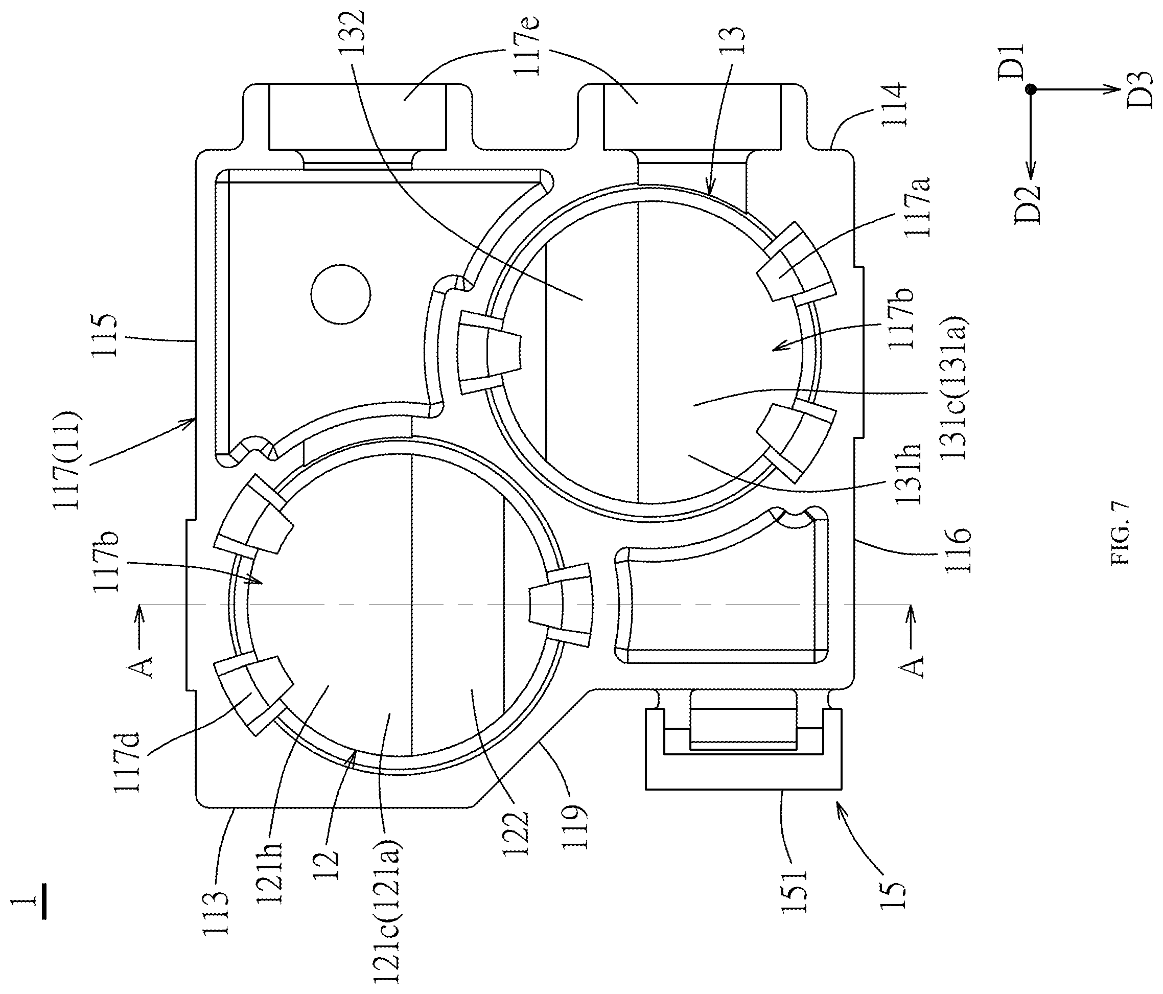Patent US12347951 Figure 7 – Cable-end connector, board-end connector and assembly thereof