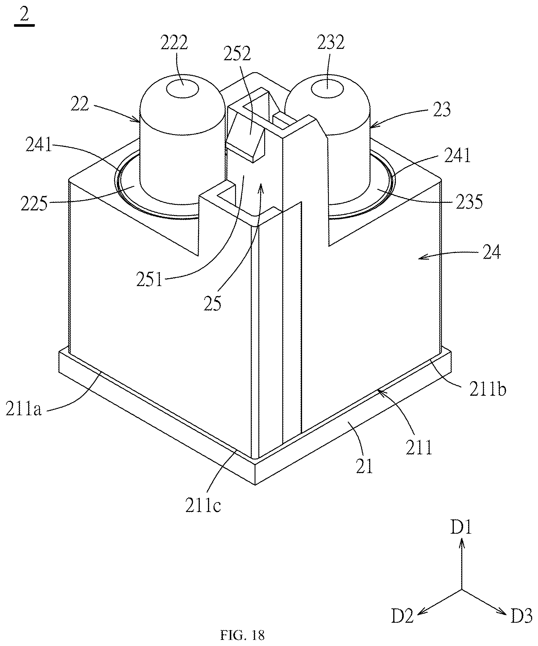 Patent US12347951 Figure 18 – Cable-end connector, board-end connector and assembly thereof