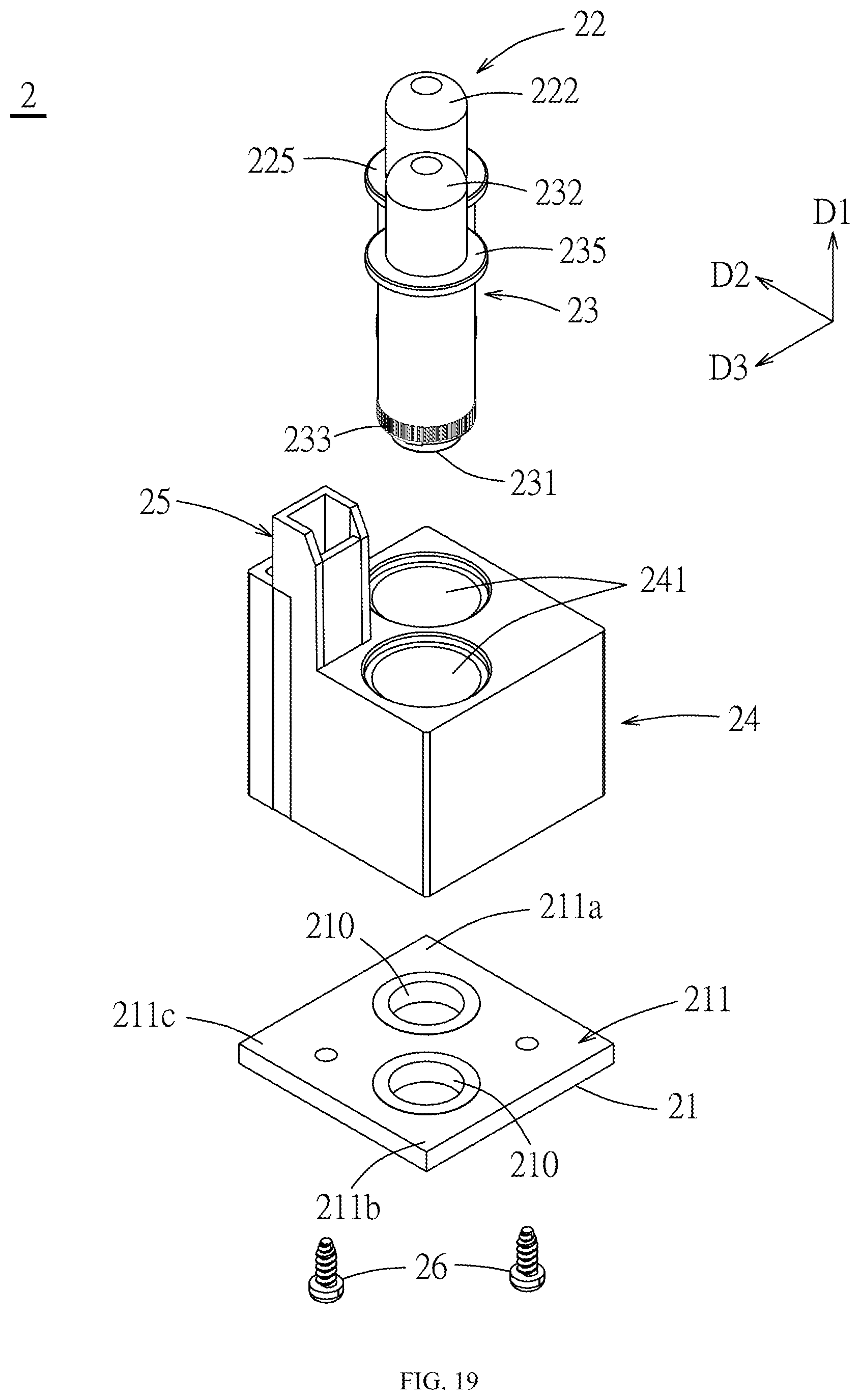 Patent US12347951 Figure 19 – Cable-end connector, board-end connector and assembly thereof