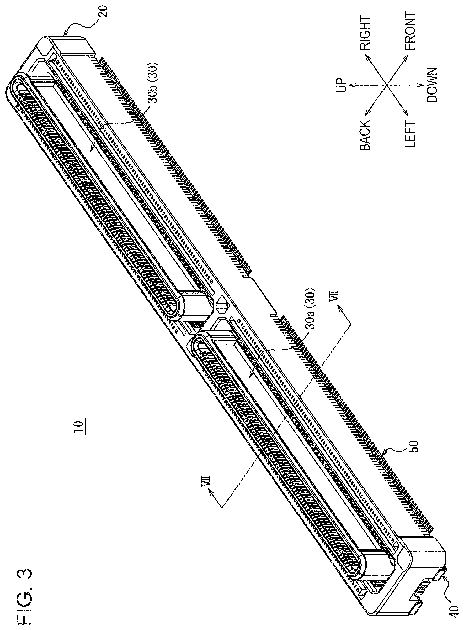 Patent US12347955 Figure 3 – Connector and electronic apparatus
