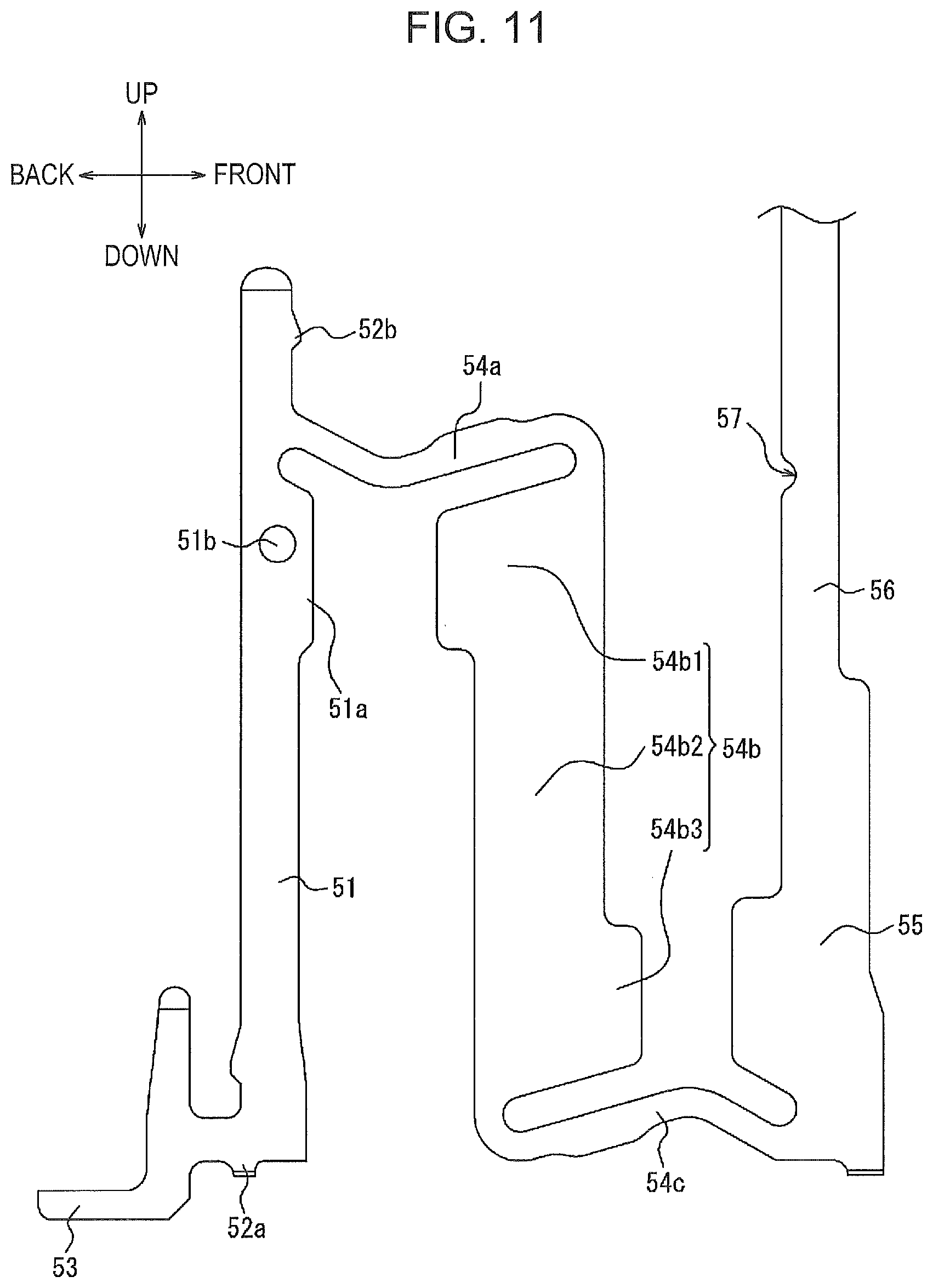 Patent US12347955 Figure 11 – Connector and electronic apparatus