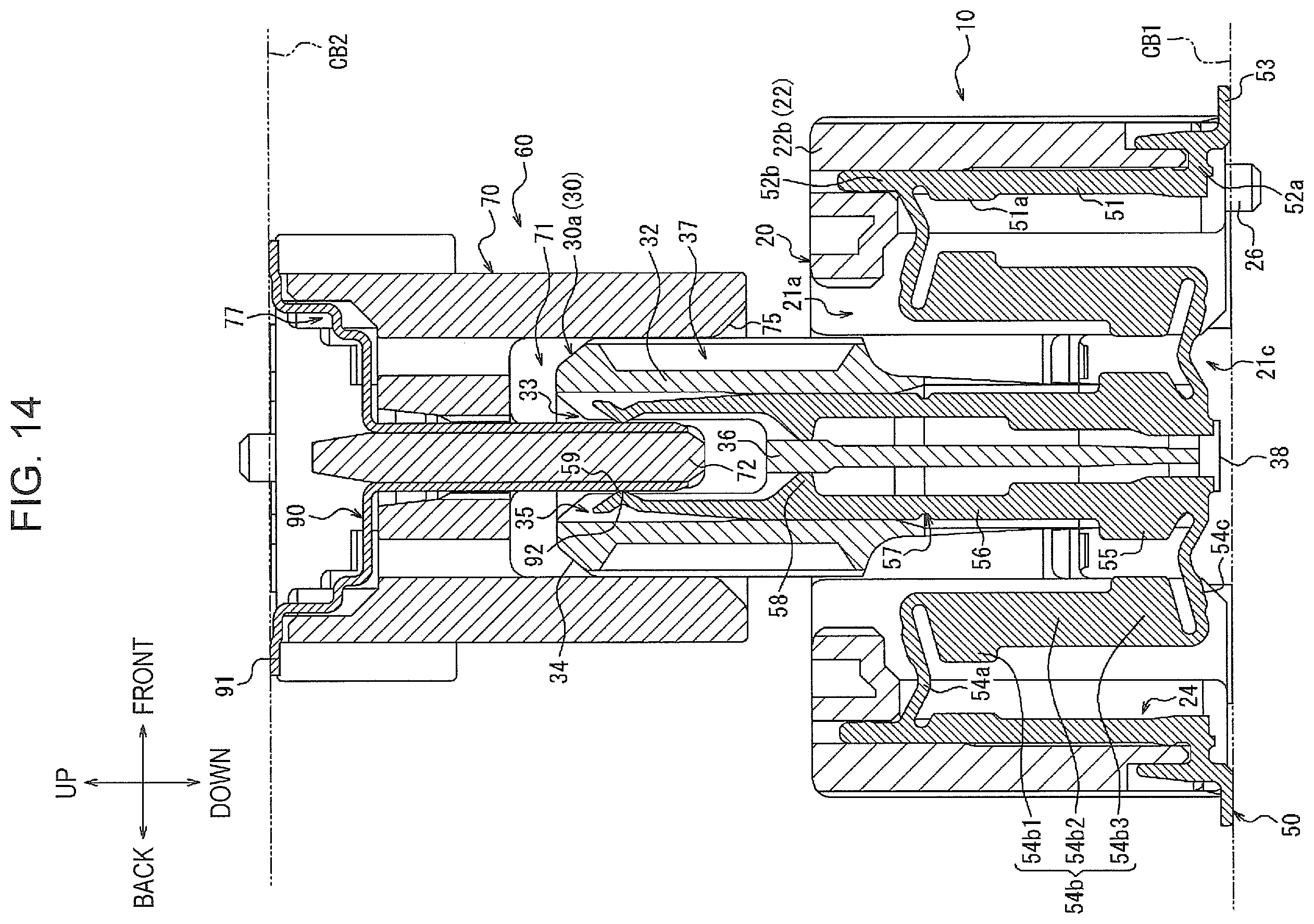 Patent US12347955 Figure 14 – Connector and electronic apparatus