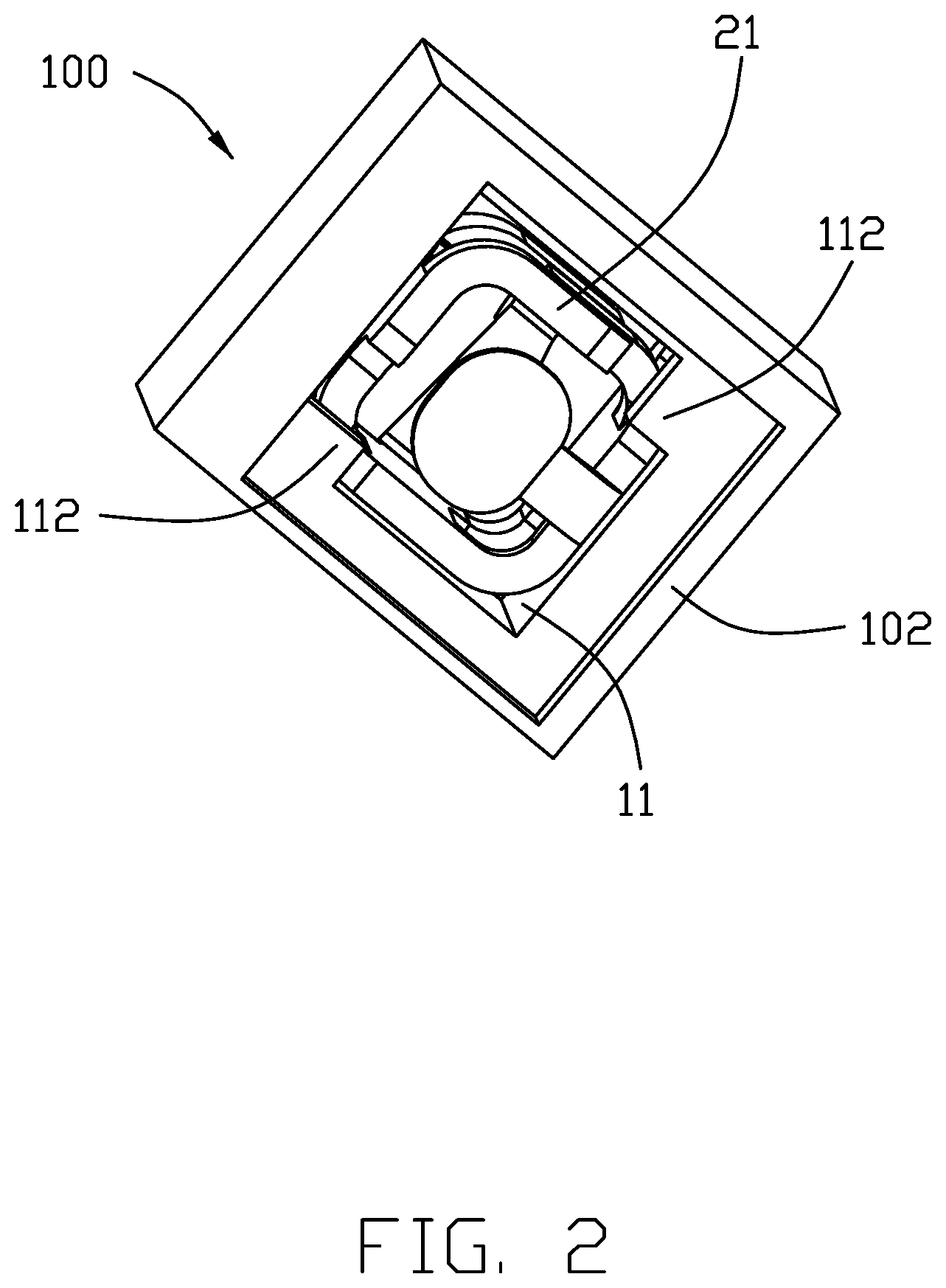 Patent US12347957 Figure 2 – Electrical connector with improved contacts