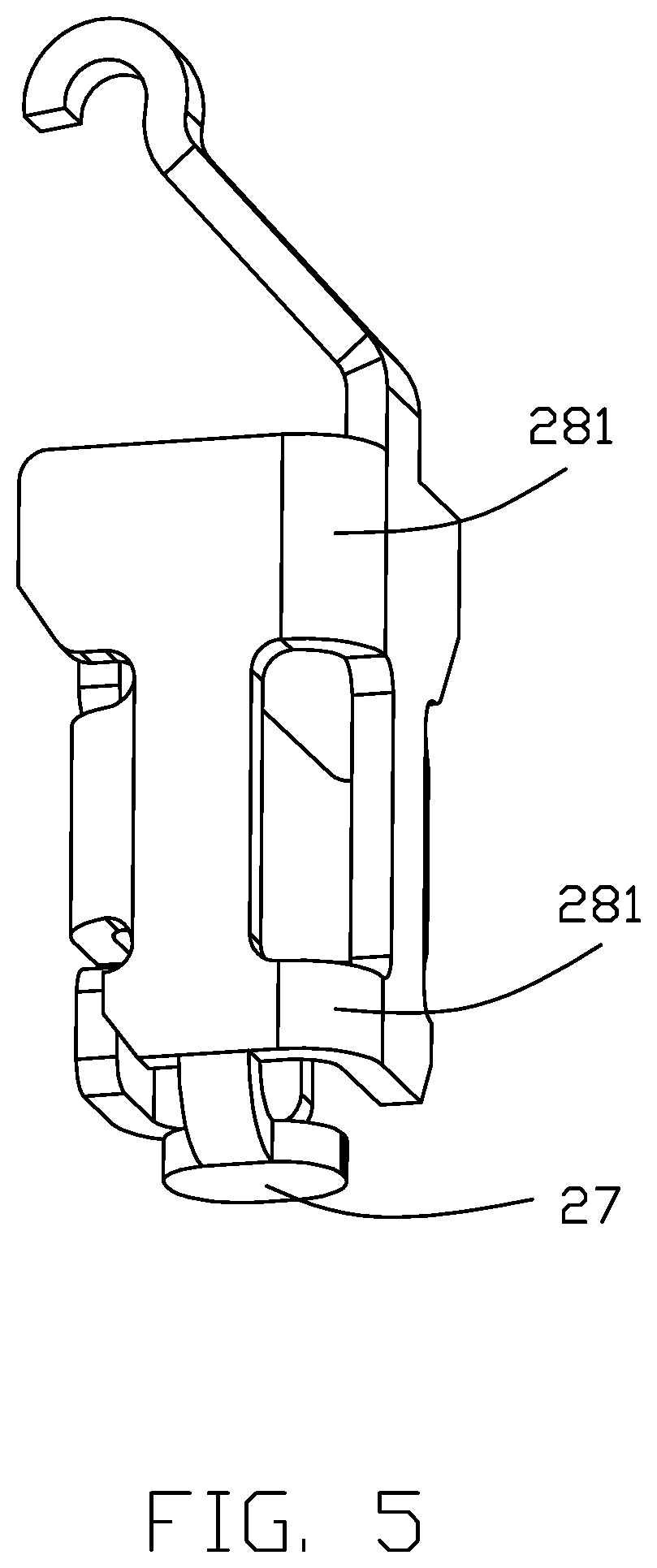 Patent US12347957 Figure 5 – Electrical connector with improved contacts