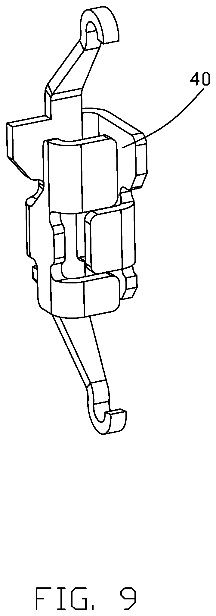 Patent US12347957 Figure 9 – Electrical connector with improved contacts