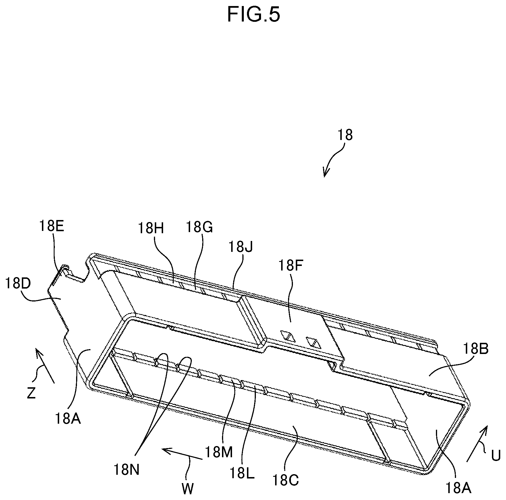 Patent US12347958 Figure 5 – Electrical connector with inner and out terminals with a compact configuration and connector set using the same