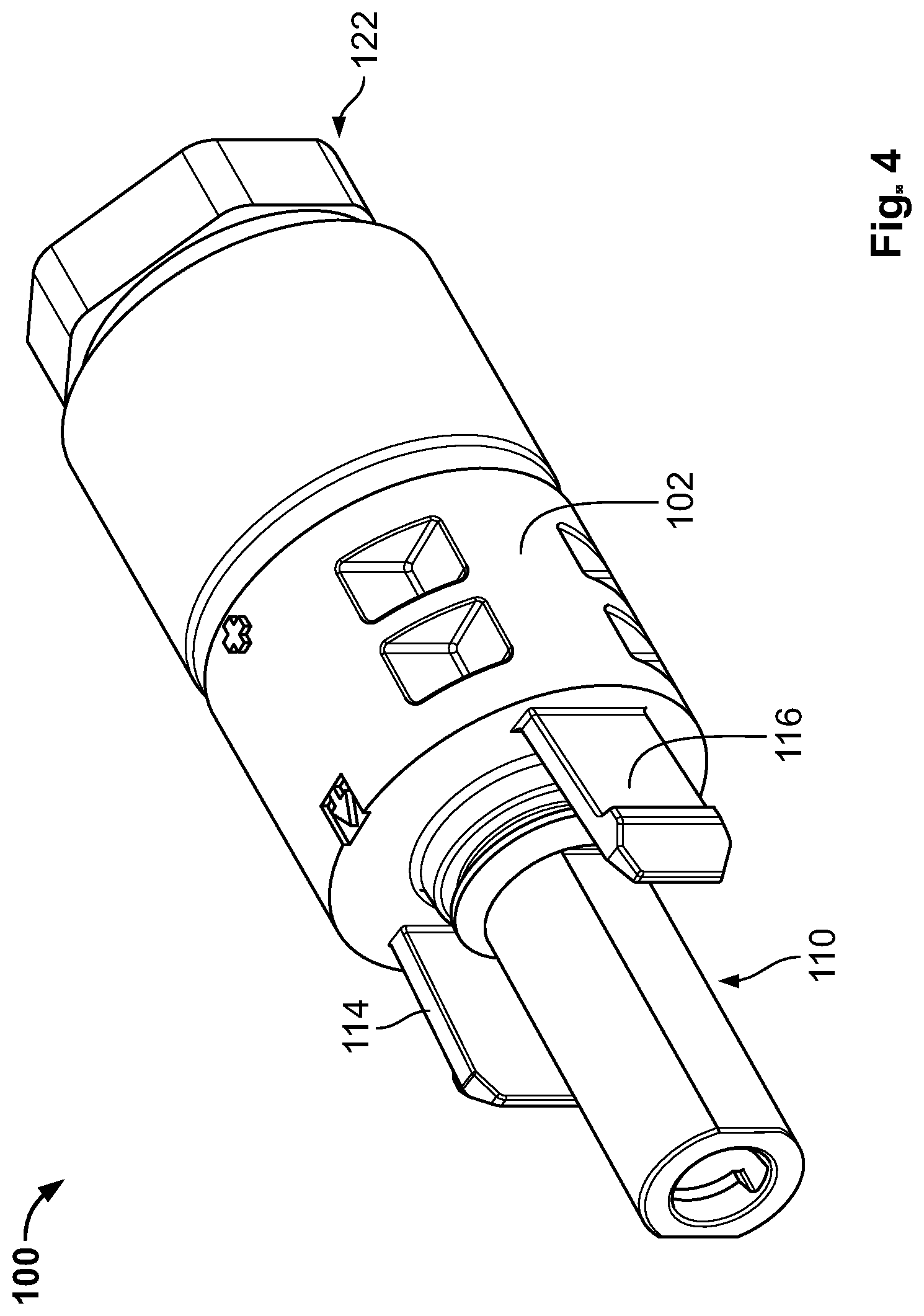 Patent US12347961 Figure 4 – Dead-end plugs for solar cables and related systems and methods