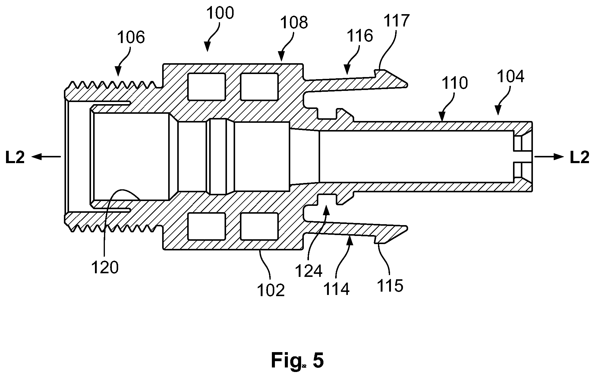Patent US12347961 Figure 5 – Dead-end plugs for solar cables and related systems and methods