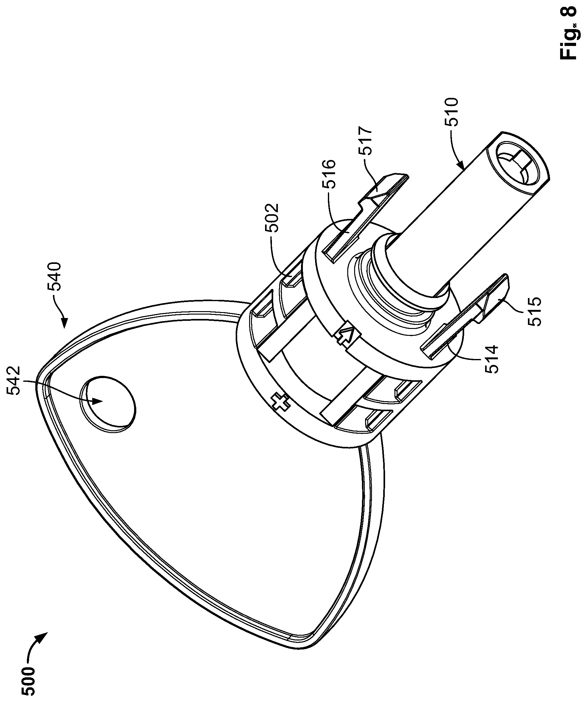 Patent US12347961 Figure 8 – Dead-end plugs for solar cables and related systems and methods