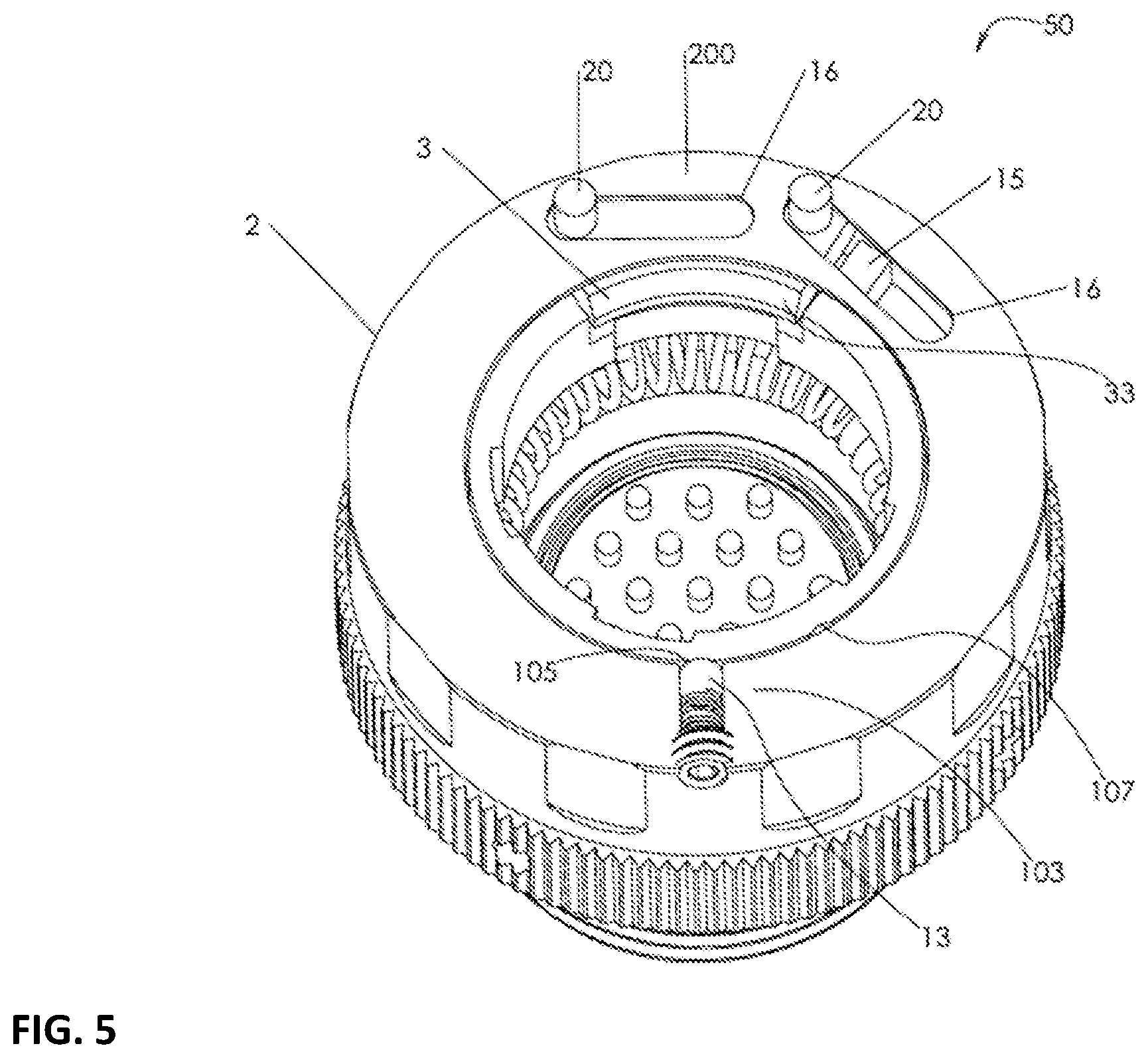 Patent US12347971 Figure 5 – Electrical connector