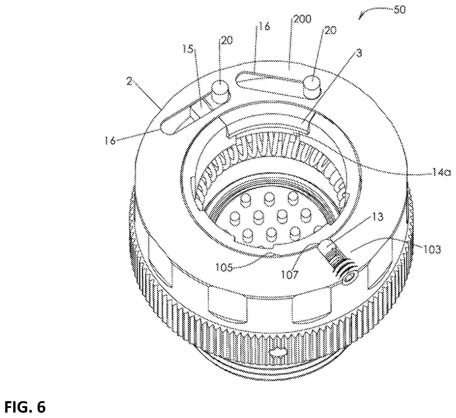 Patent US12347971 Figure 6 – Electrical connector