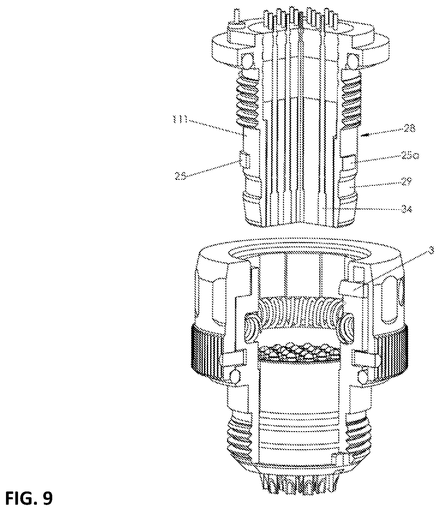 Patent US12347971 Figure 9 – Electrical connector